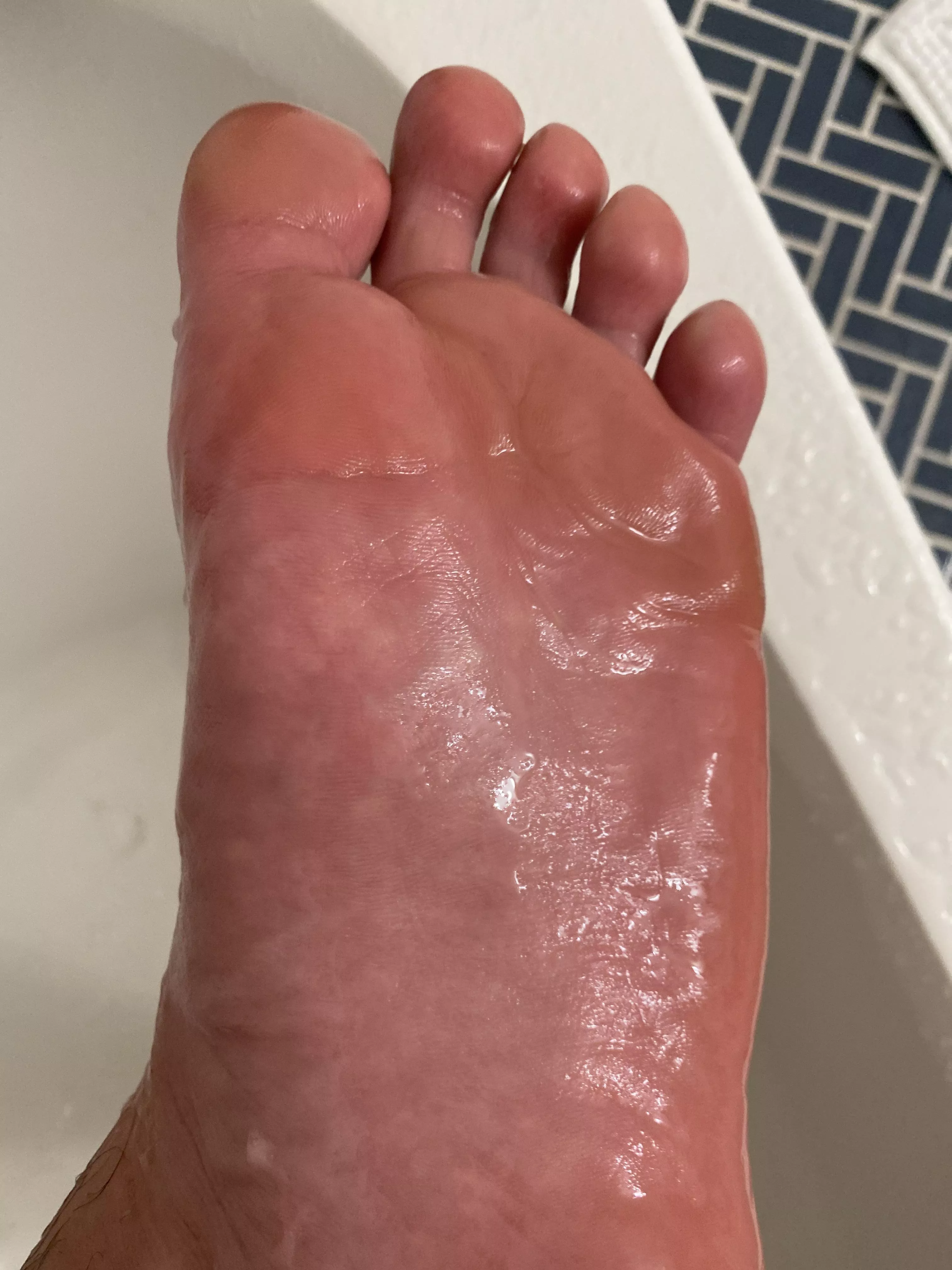 Even a shower wonâ€™t clean these feetâ€¦ I wonder what/who can?