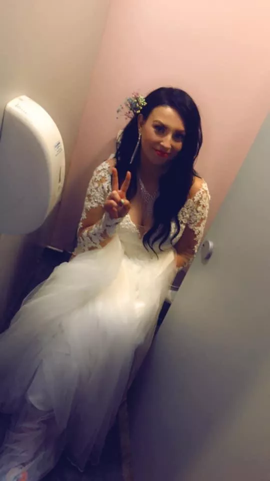 Even brides need to shit.