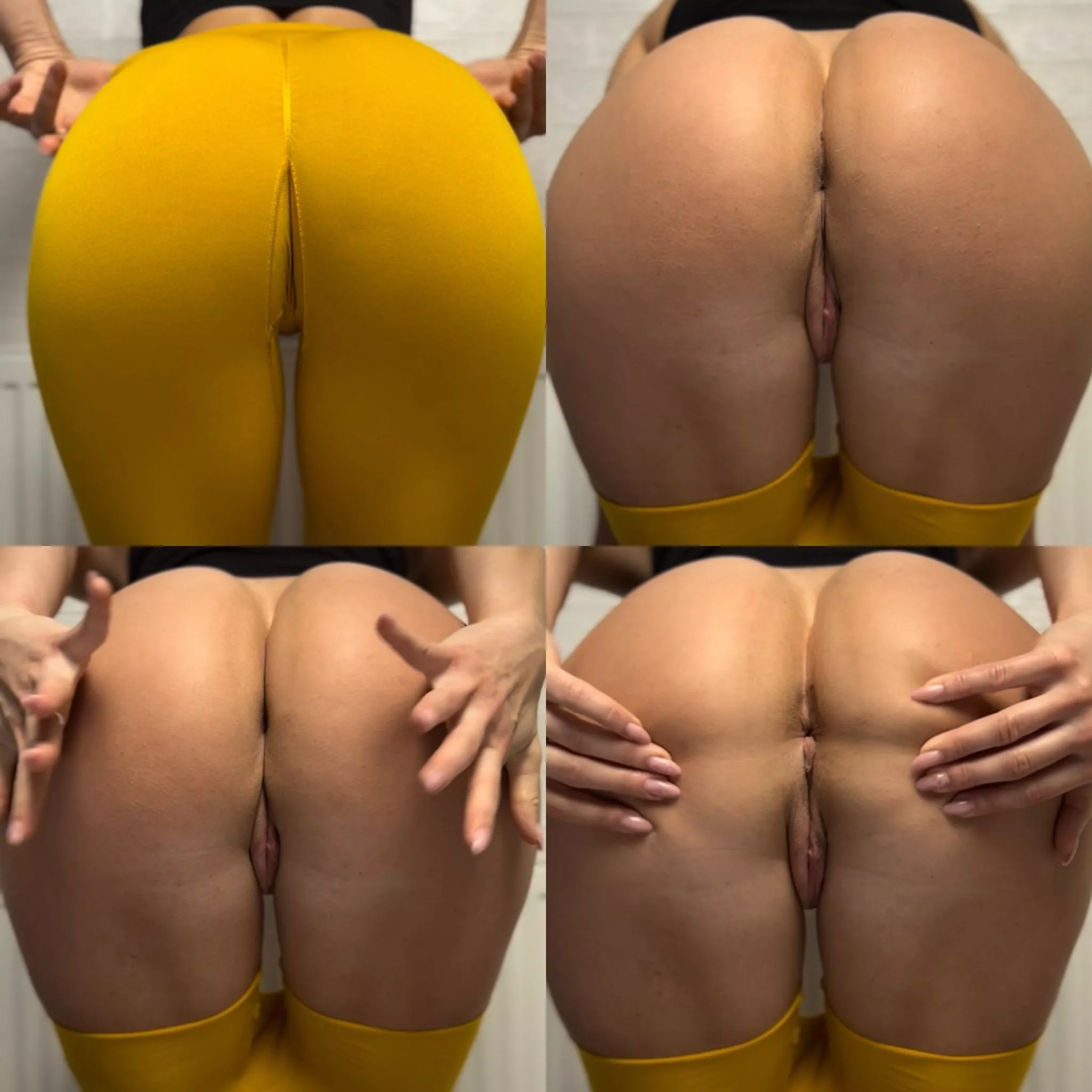 Ever wonder what a gym girl’s booty looks like underneath her leggings?