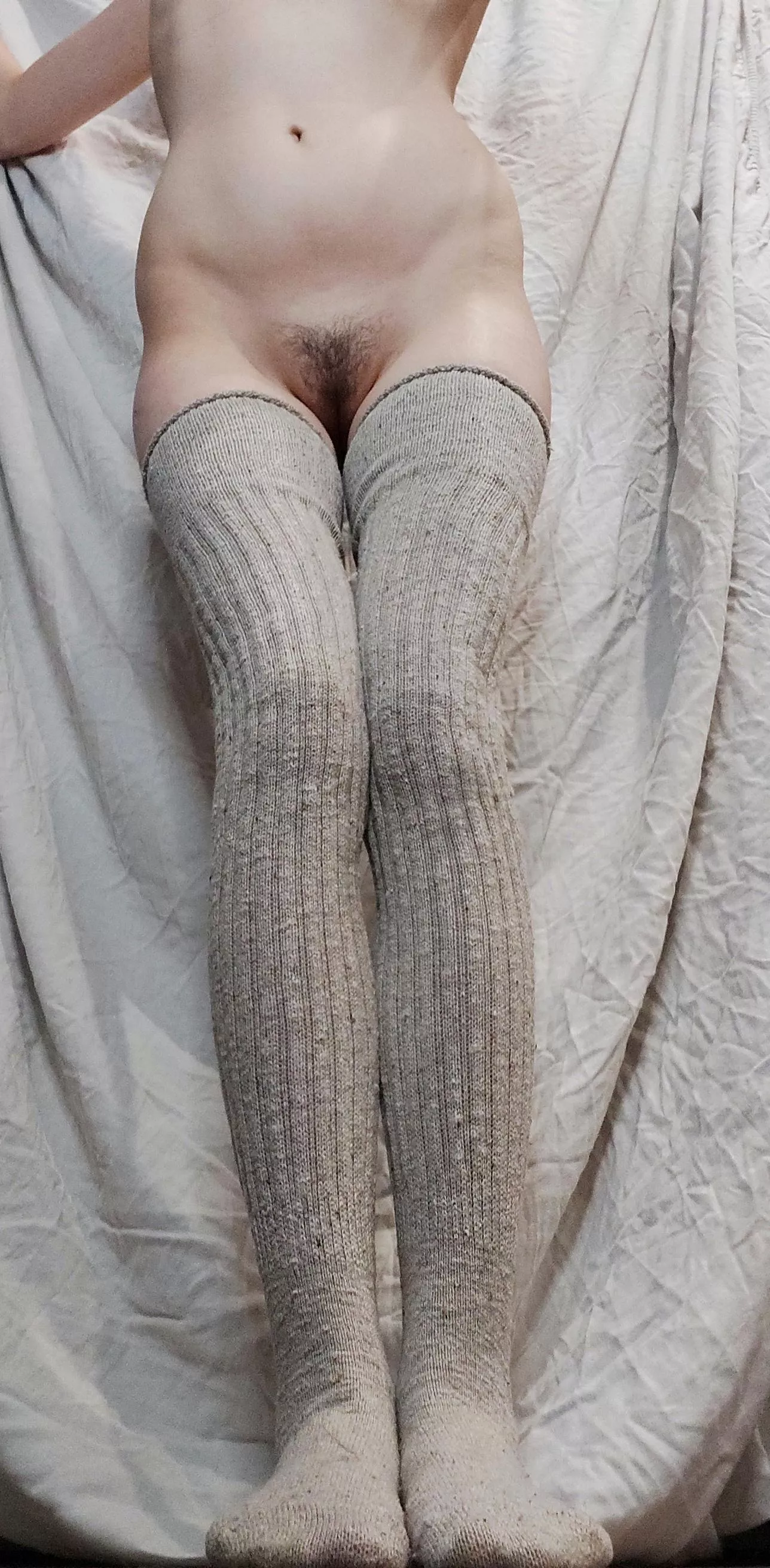 [F] How do you like my extra long thigh high socks?