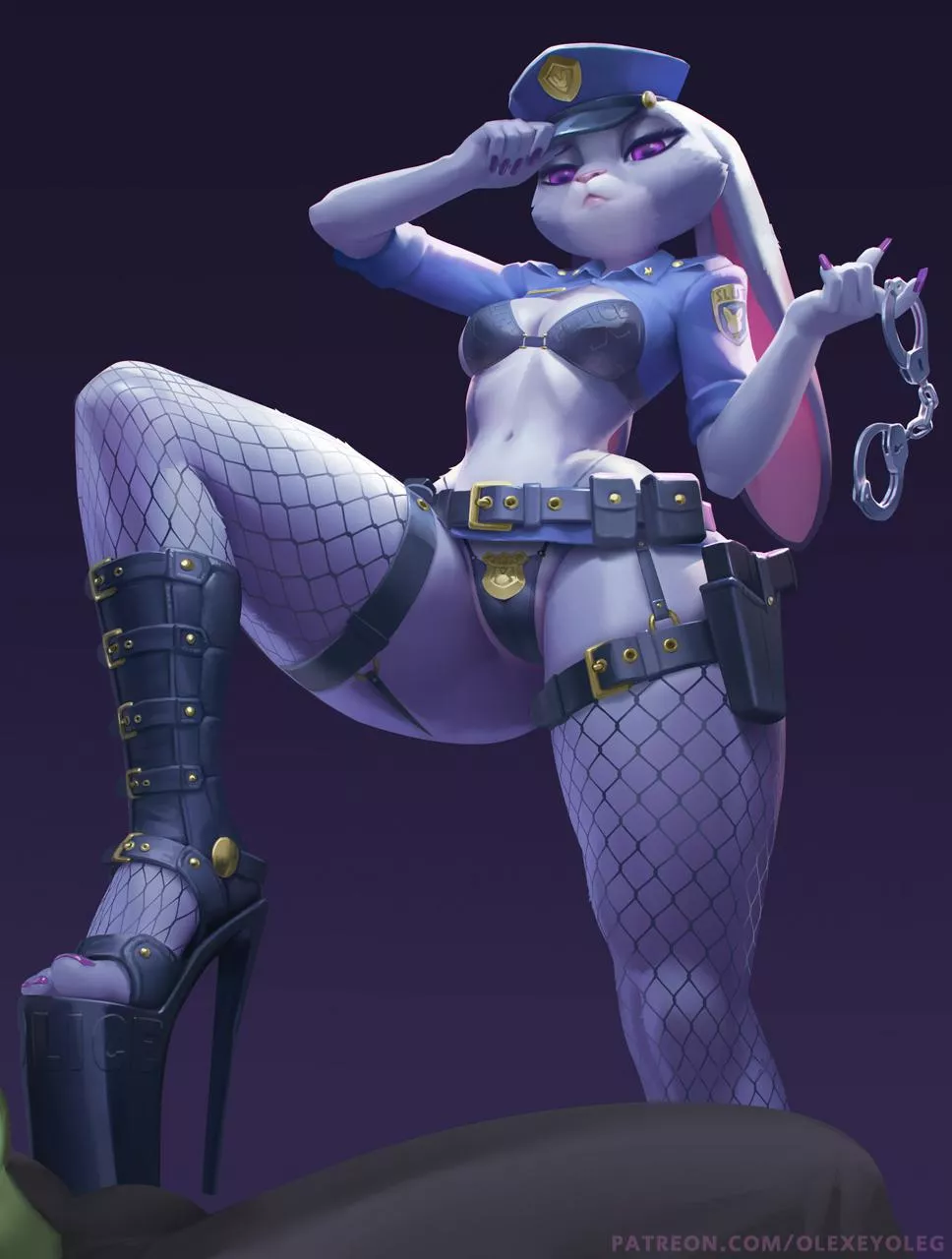 [F] Judy Hopps, S.L.U.T. Department, reporting for duty! (OlexeyOleg)