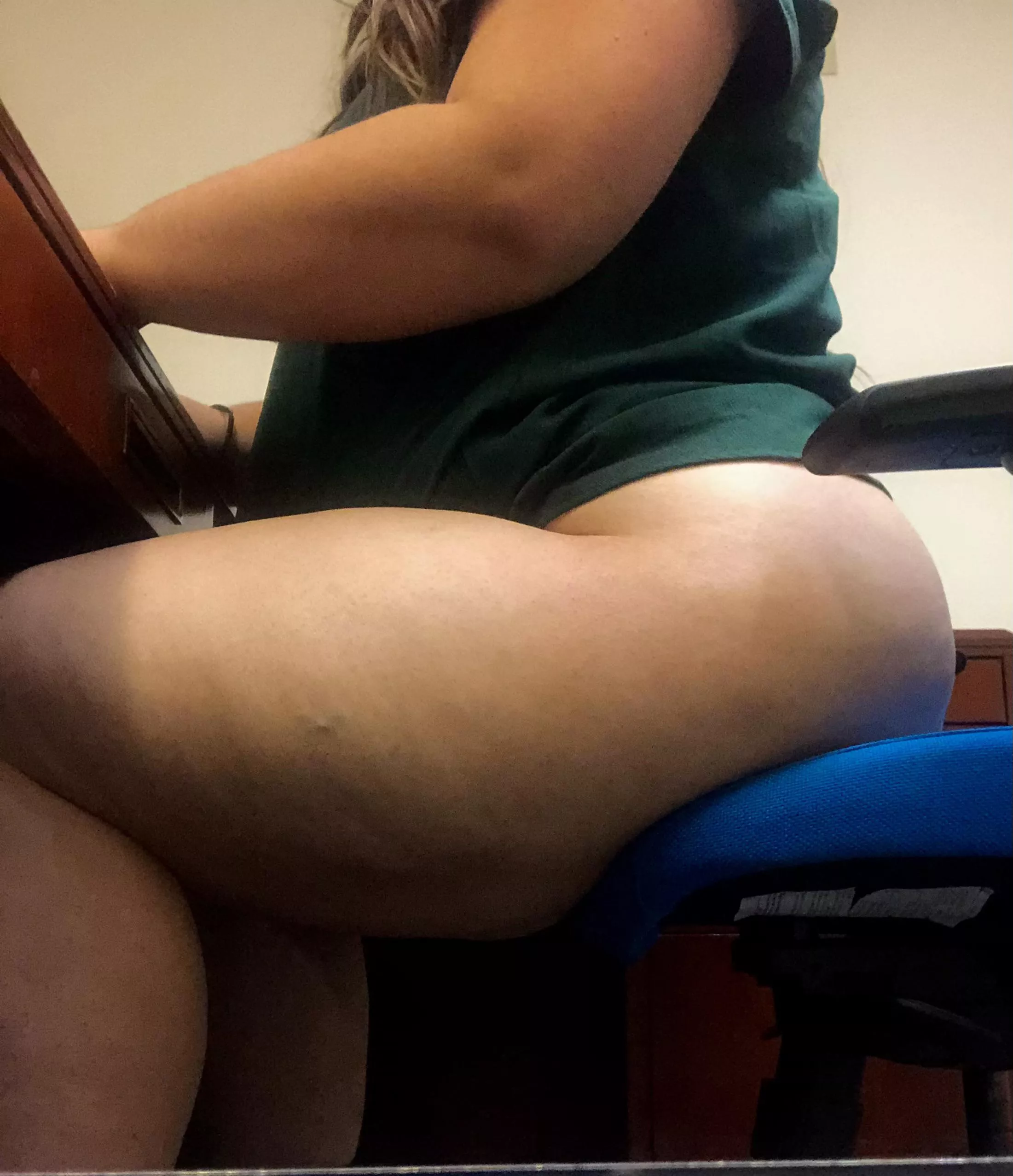 [F] Just waiting for someone to walk into my office and notice.