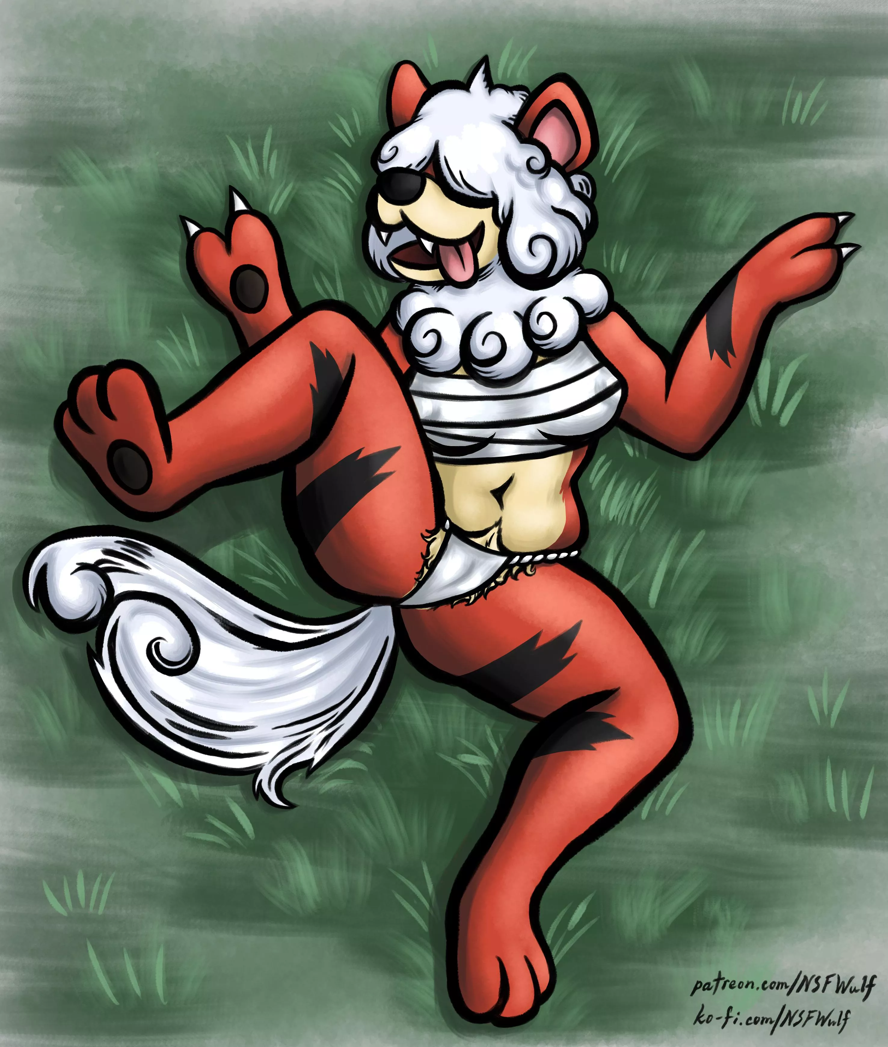 [F] Playful Hisuian Growlithe (NSFWulf) (OC)