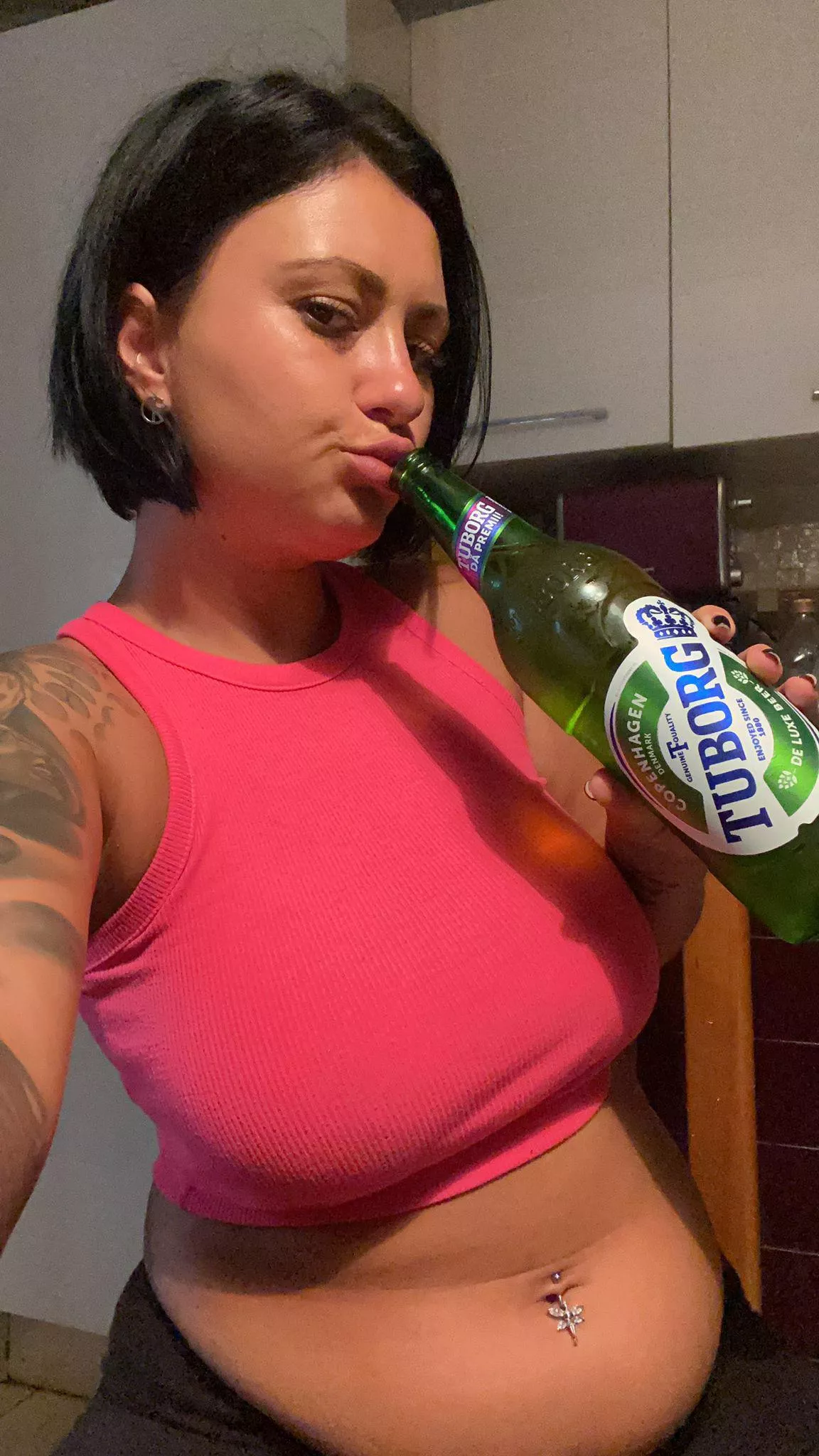 (F) Wanna get drunk with me?