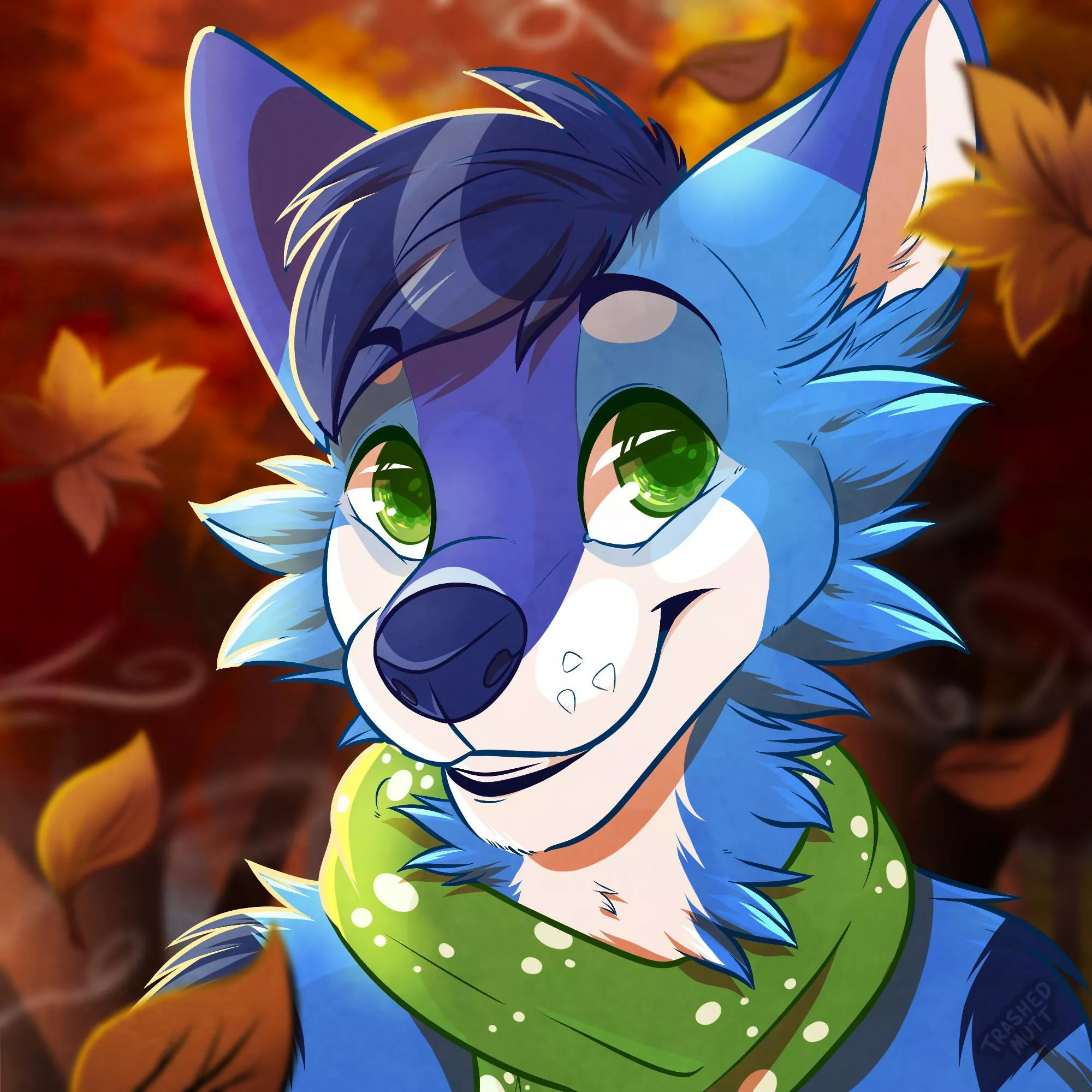 Fall Folf ðŸ‚ (art by me - trashedmutt on Twitter)