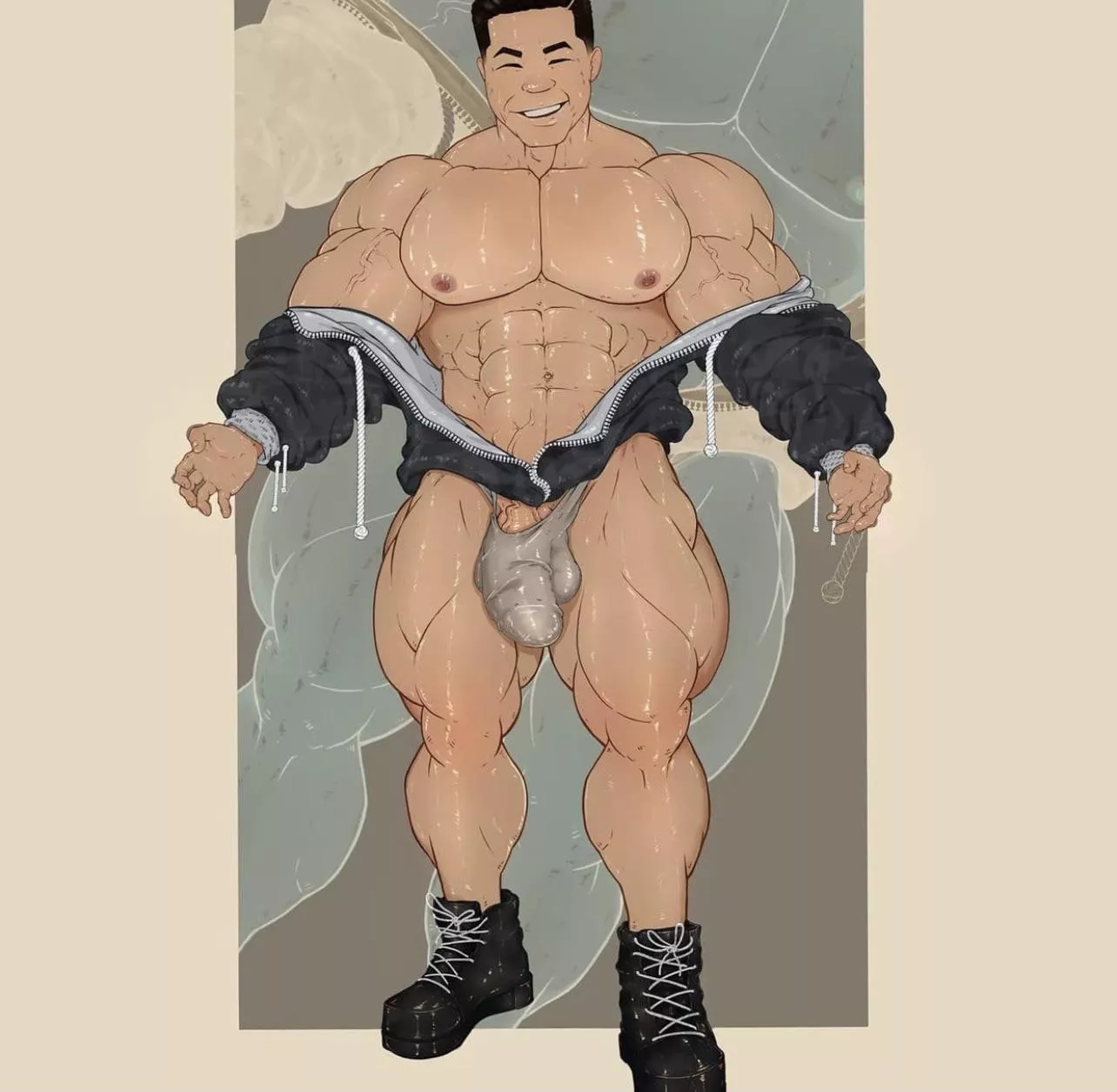 Fanart of @musclejourneys (unknown artist)