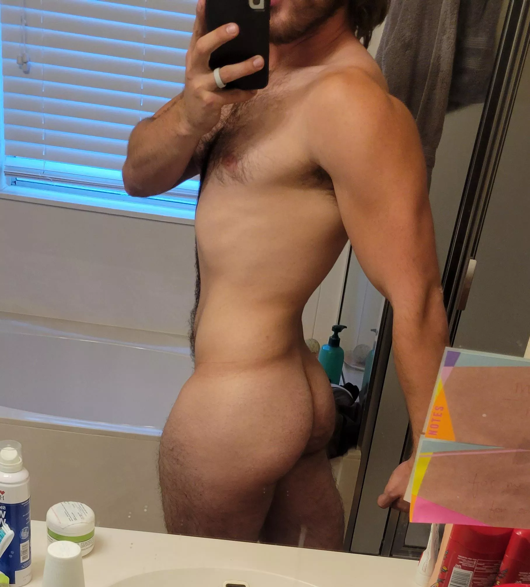 Feel free to stick your wet cock in my ass