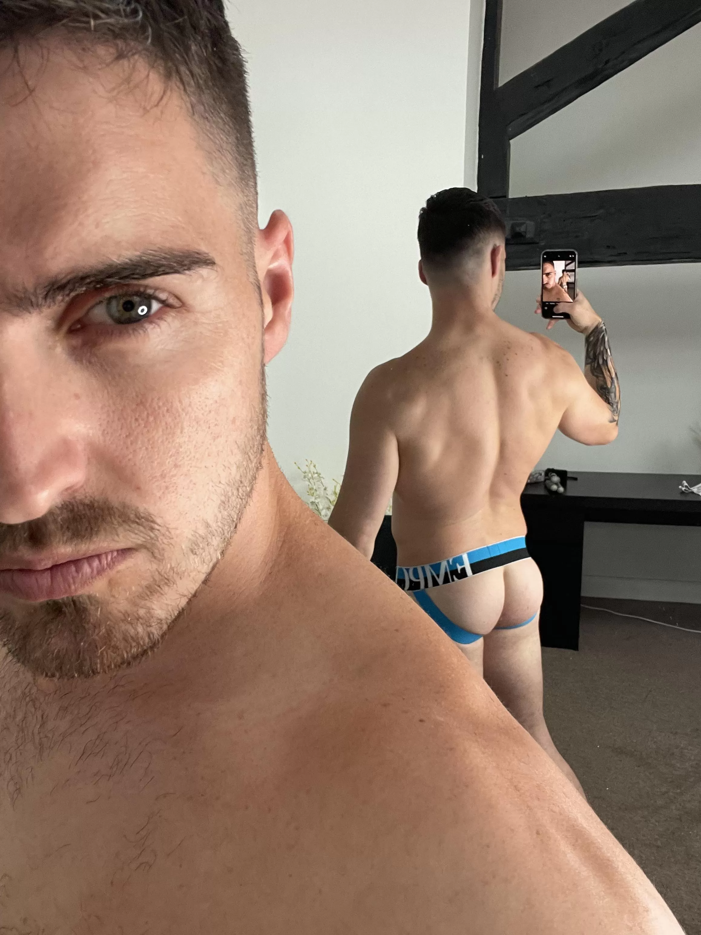 Feeling juicy in my jockstrap