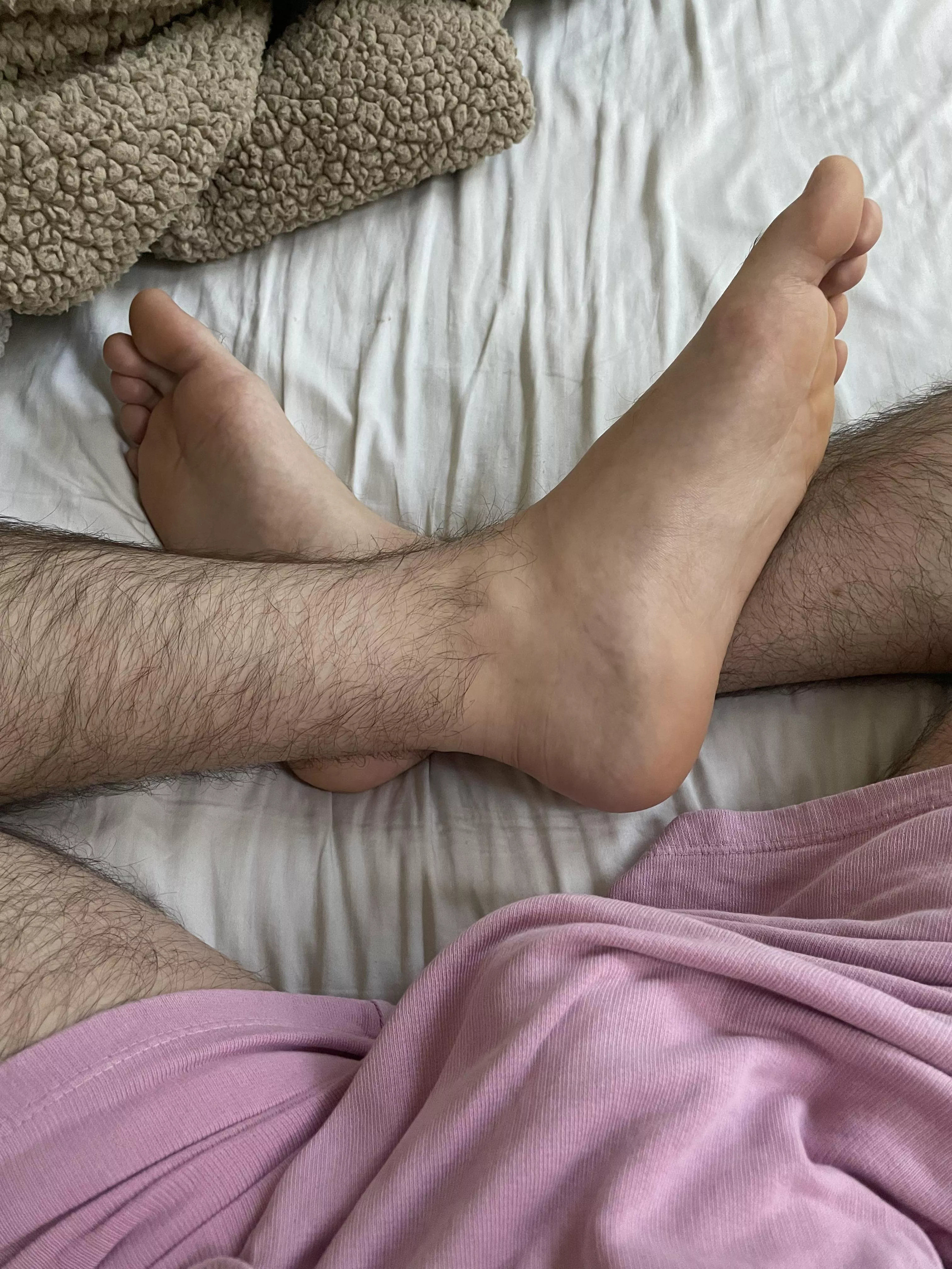 Feet in the morning