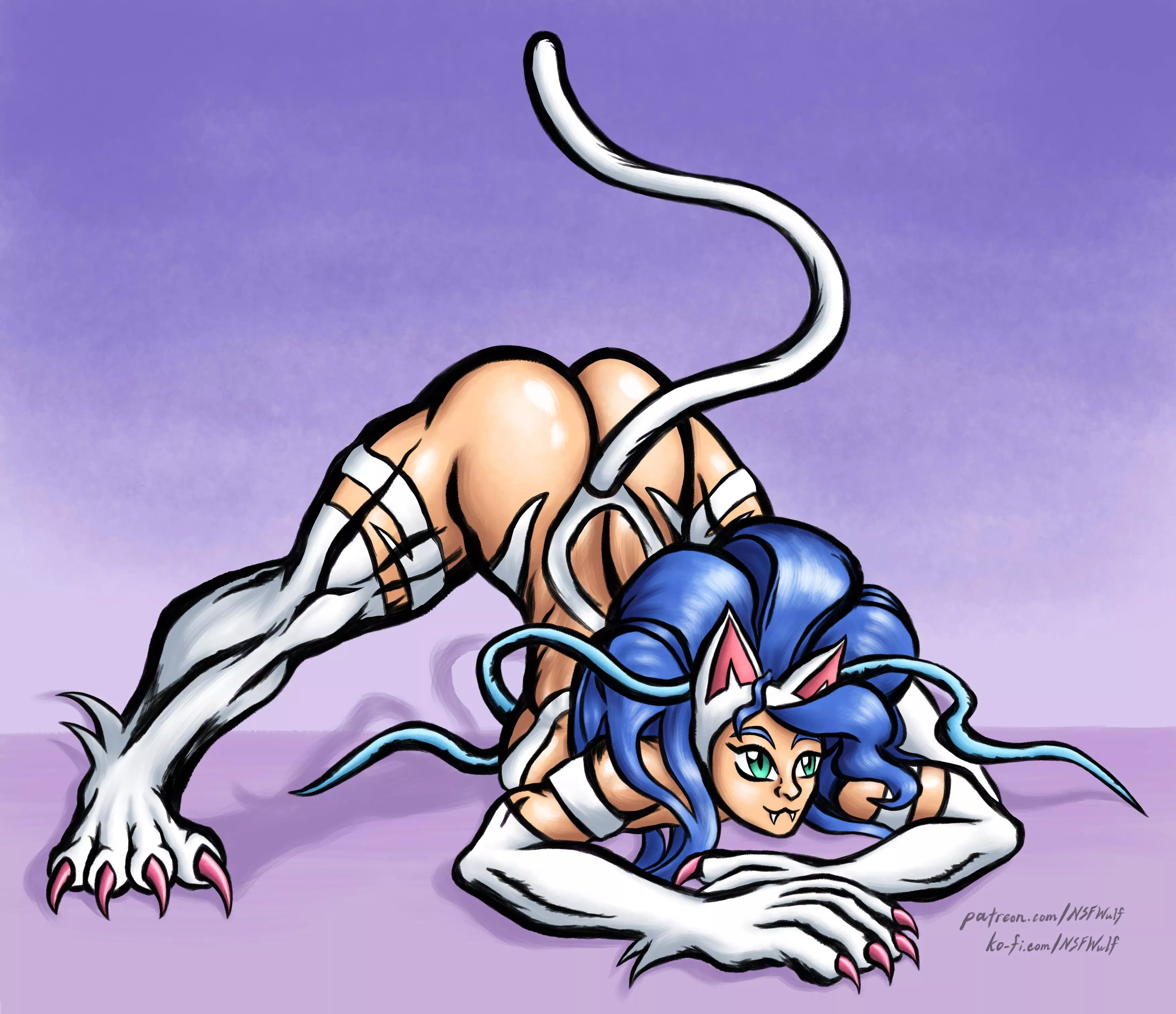 Felicia in Jack-O Pose (OC - NSFWulf) [Darkstalkers]