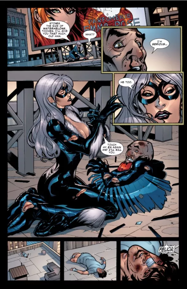 Felicia's Threat [Marvel Knights: Spider-Man (2004) #4]