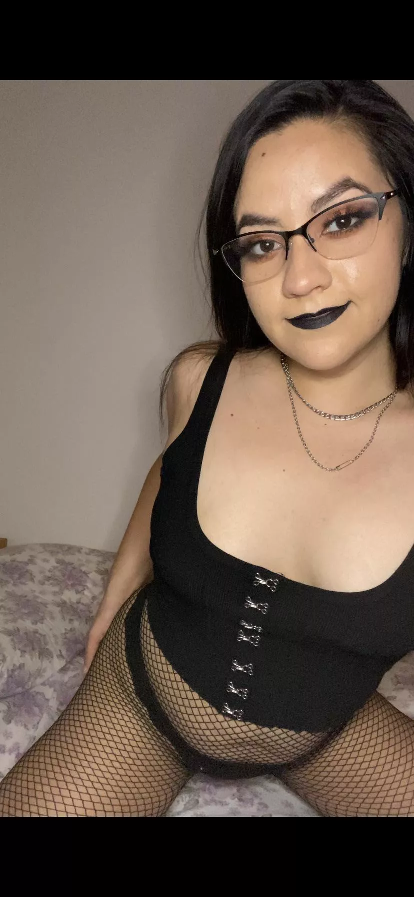 Felt cute in these fishnets. Might fuck around and wear them more.