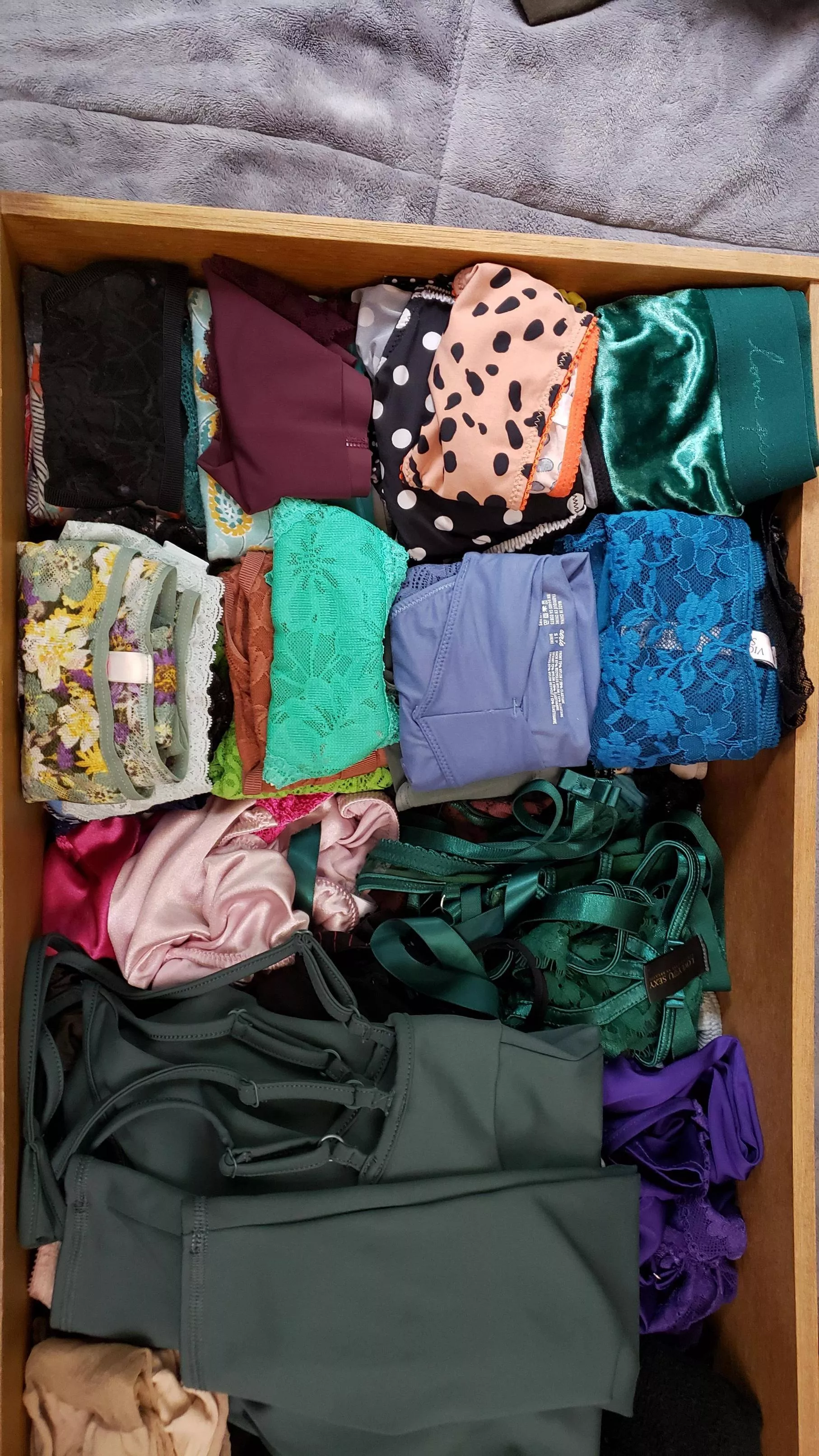 Felt like showing my underwear drawer