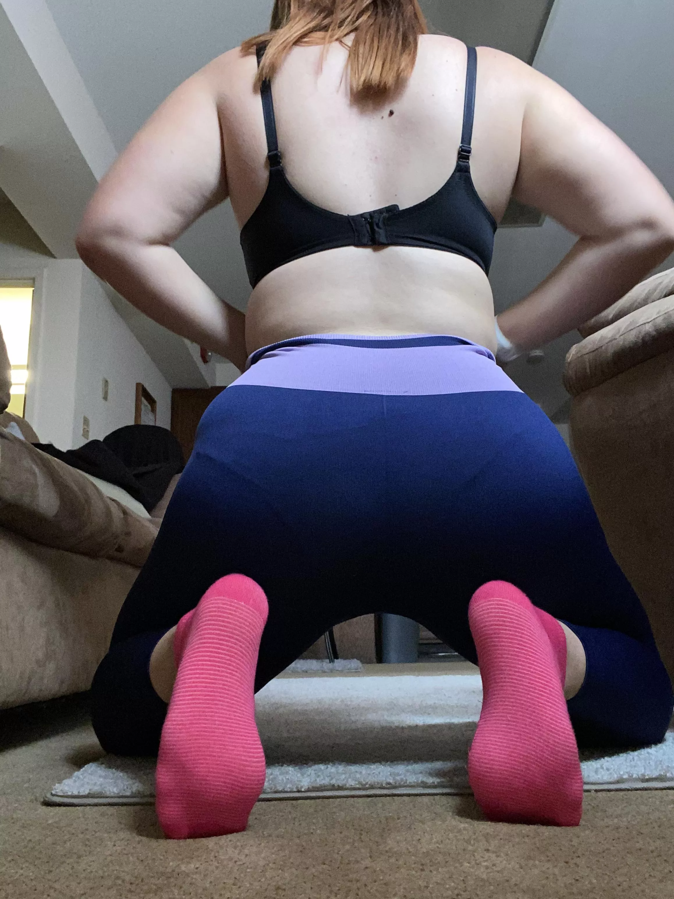 [female] Post workout socks and ass