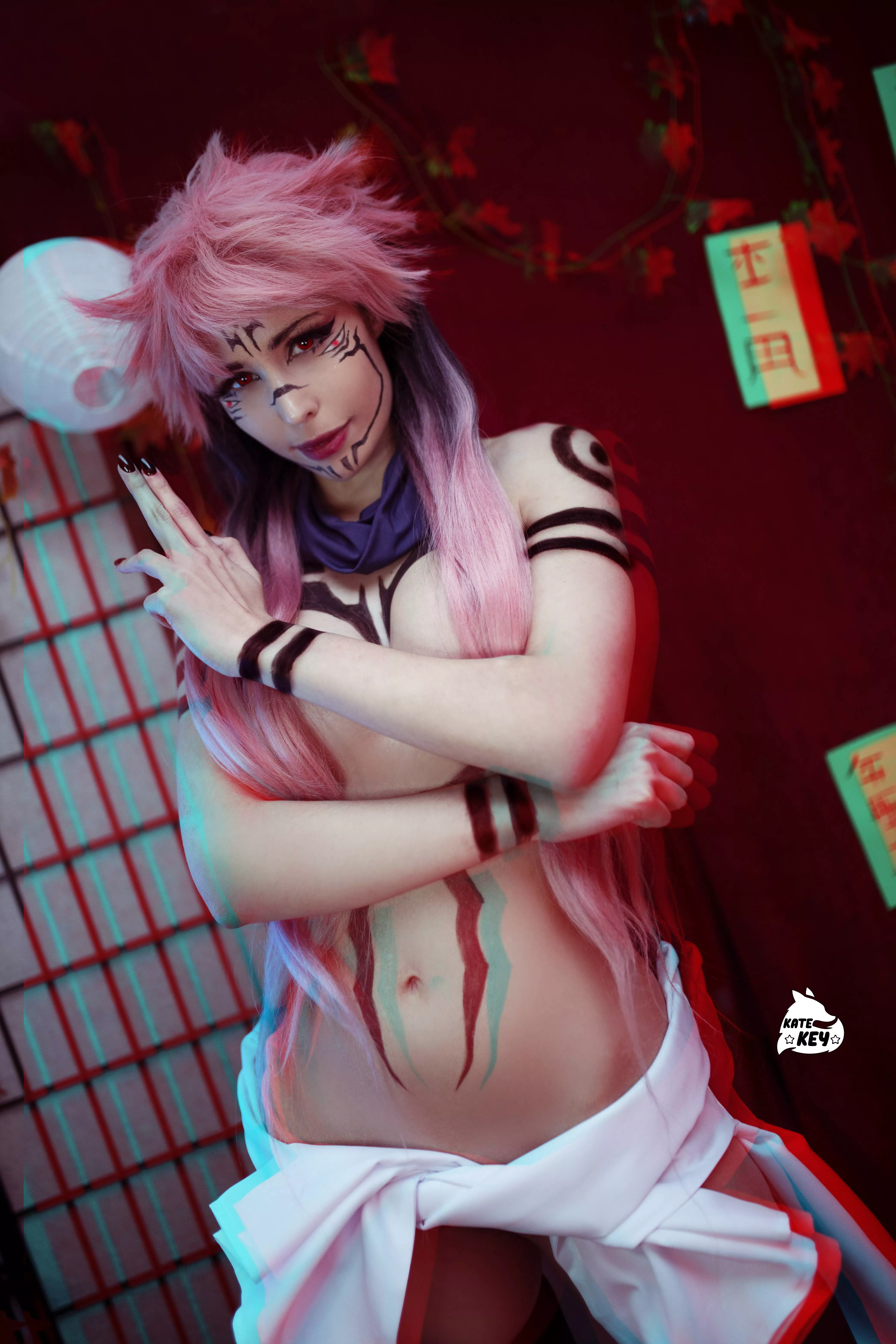 Female Sukuna cosplay by Kate Key