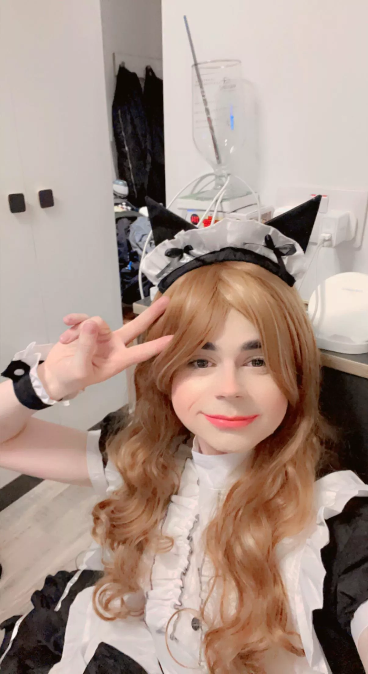 Finally cosplayed as a Cat girl Maid