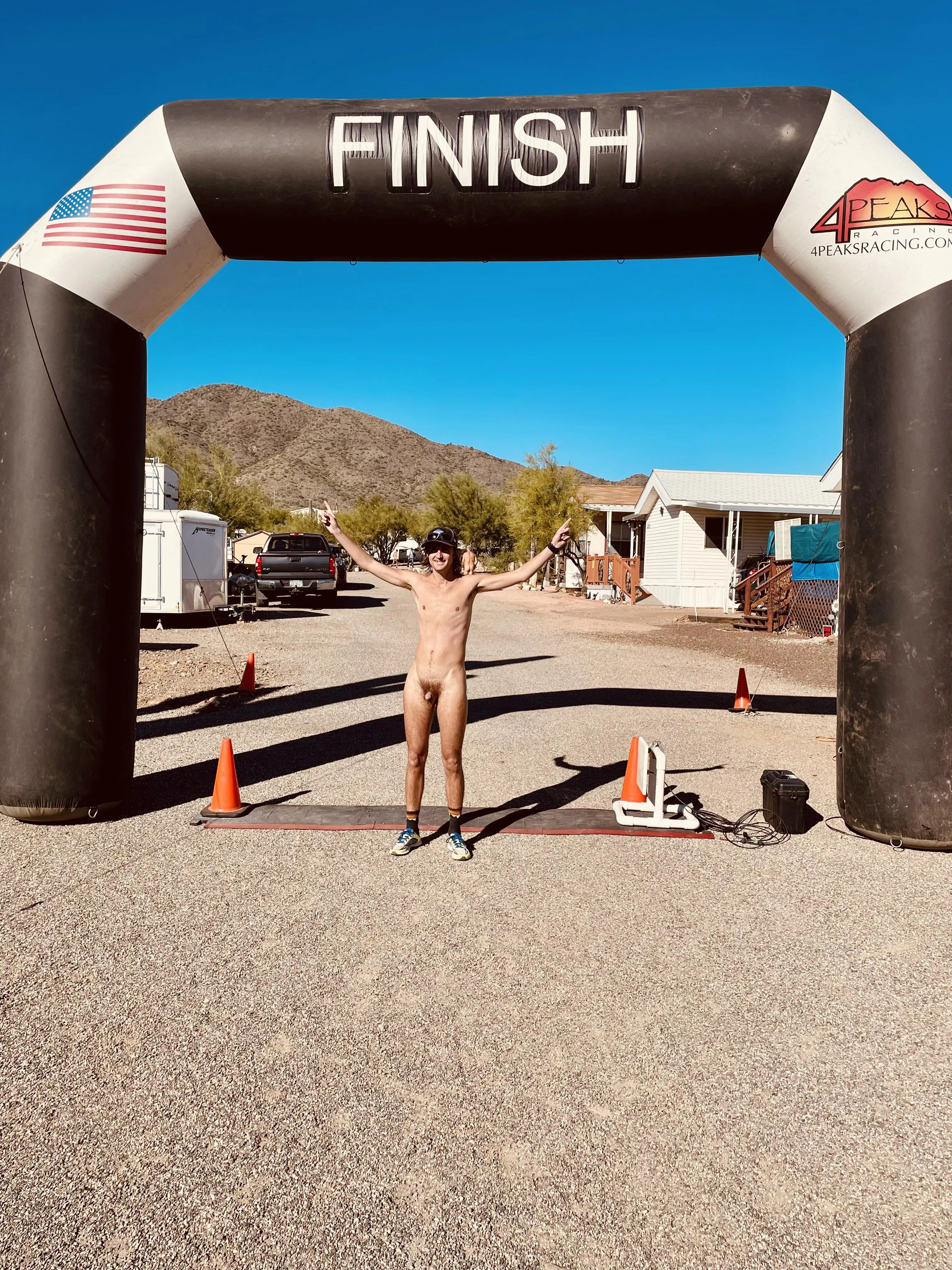 Finished my first naked 5k!