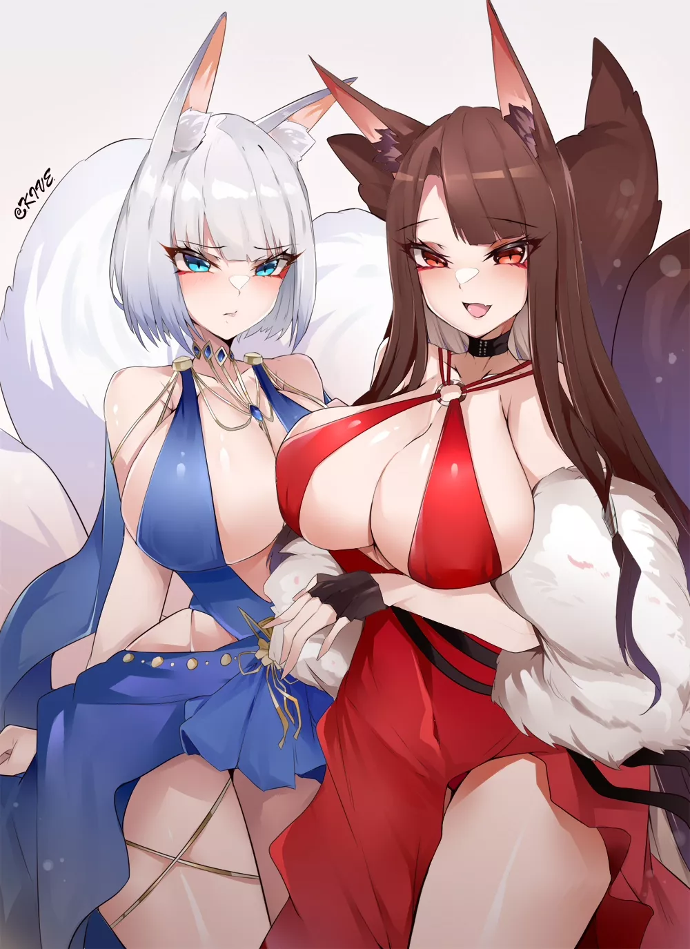 First Carrier Division's Evening Out(Akagi, Kaga)