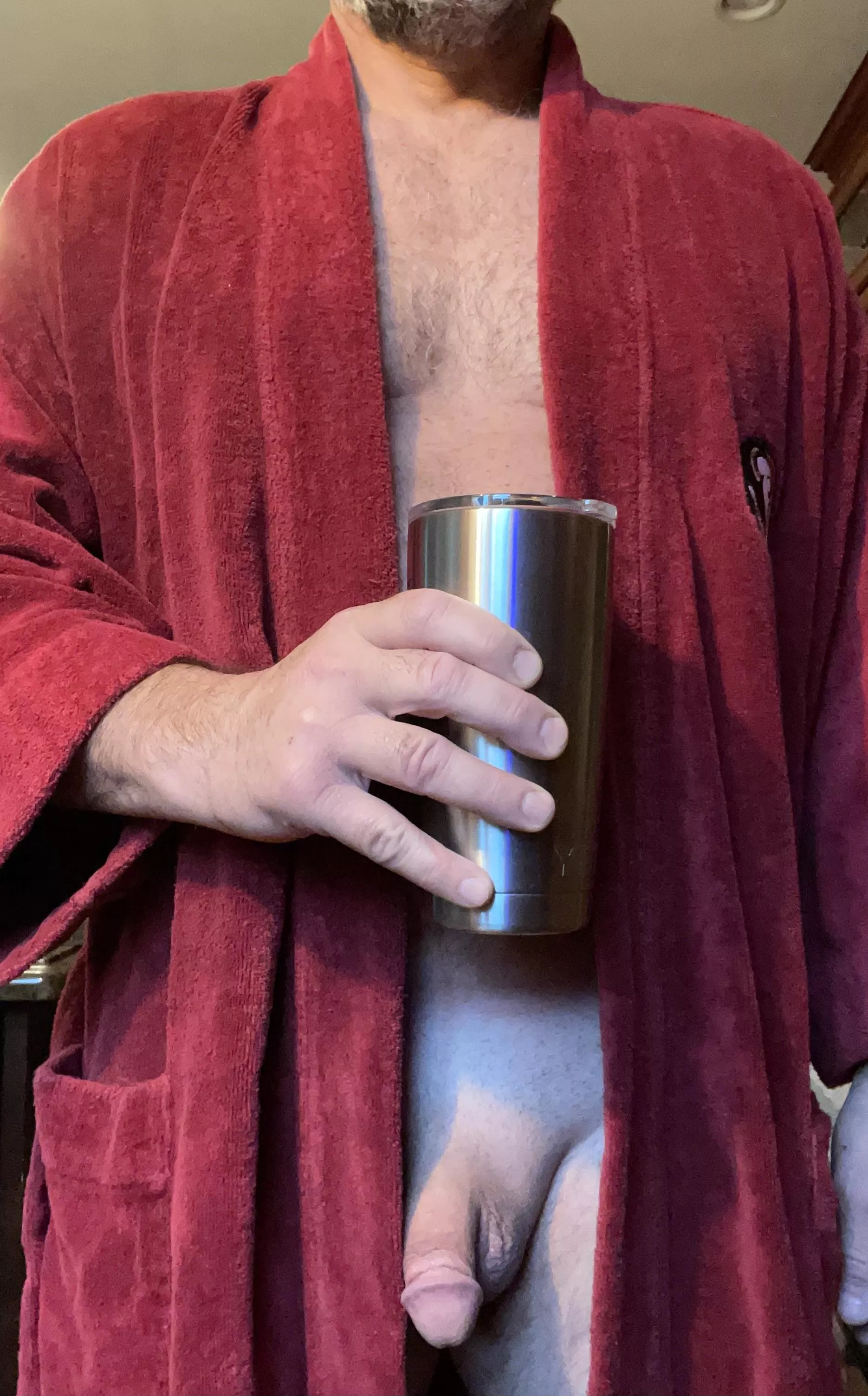 First robe coffee of the fall.