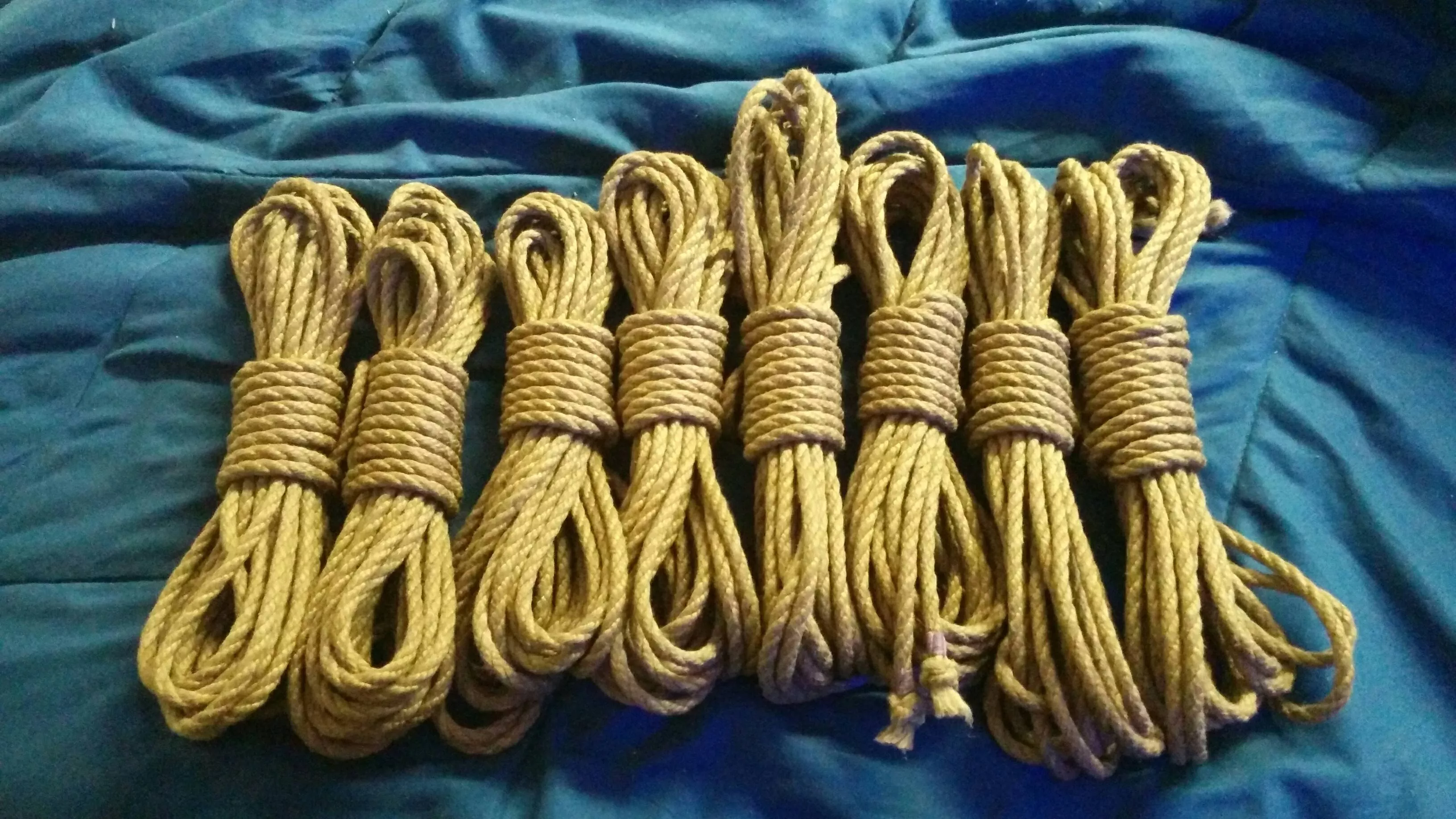 First set of hemp ropes!