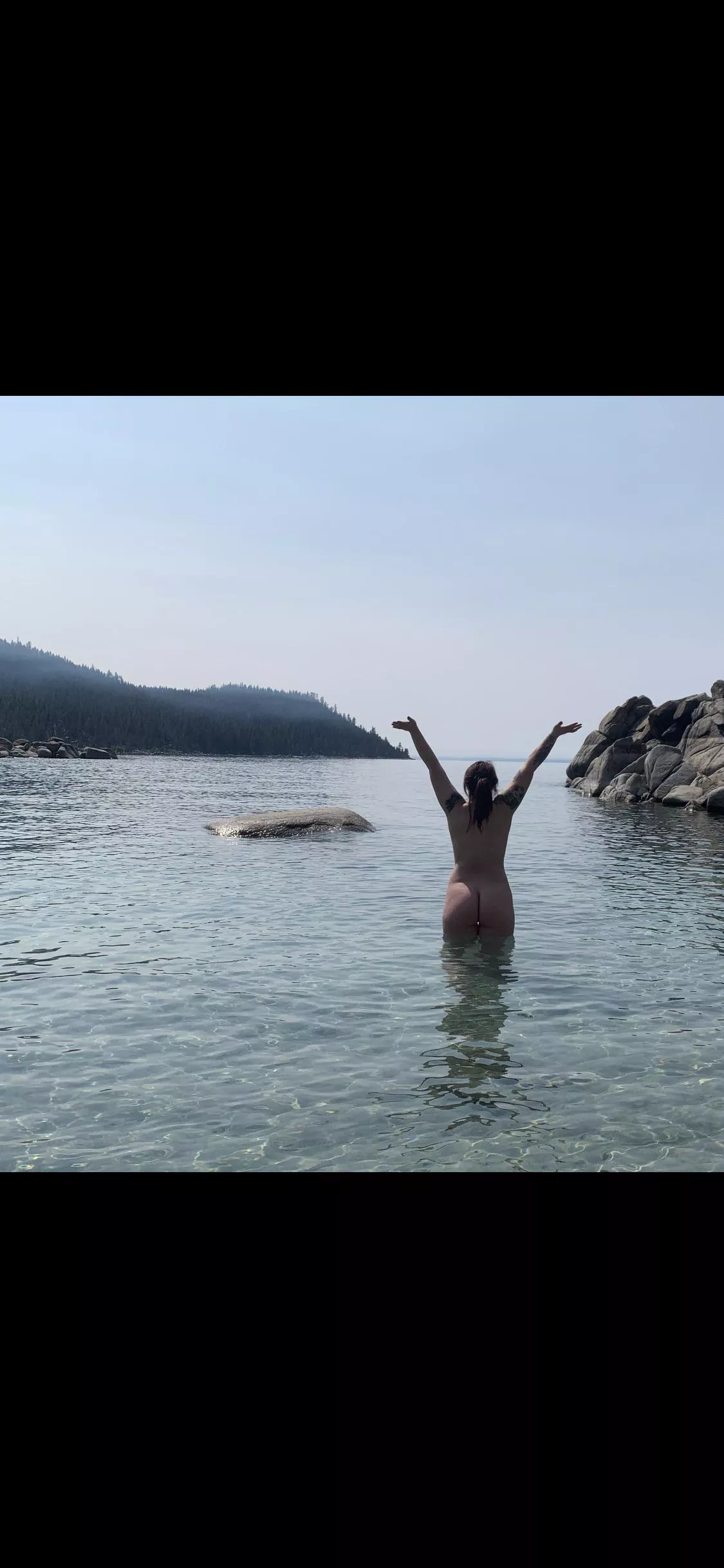 First time at a nude beach! Such a freeing experience