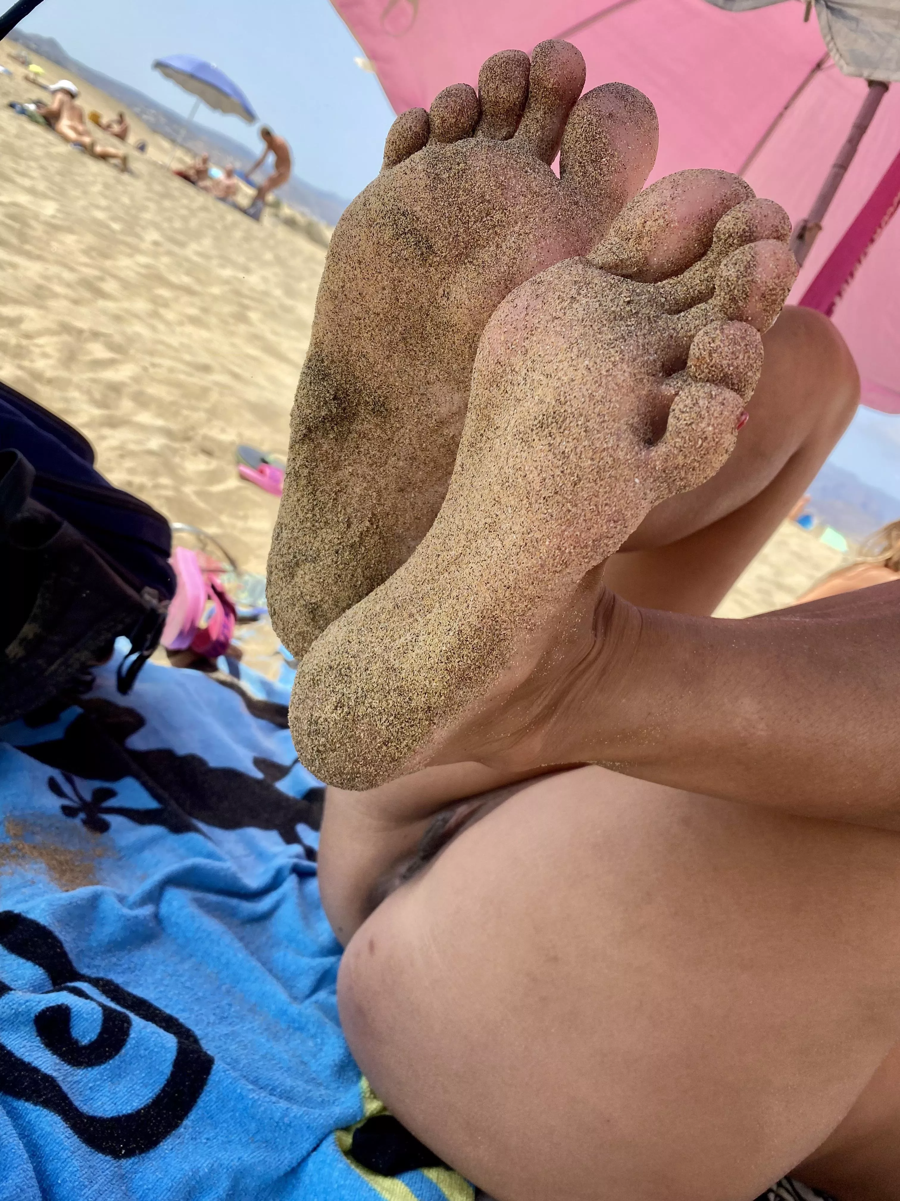 First time here. Soles and sand