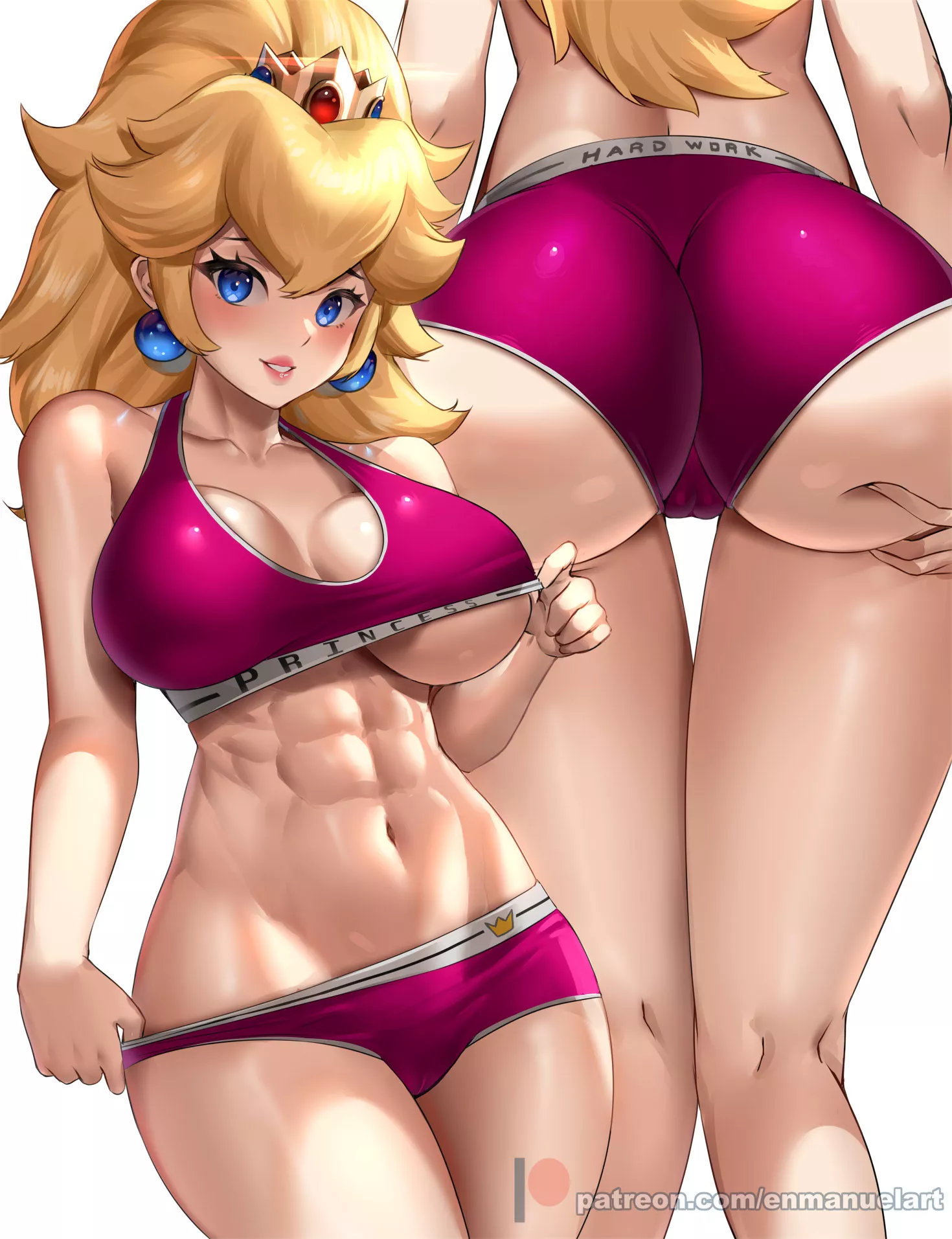 Fit Peach (Enmanuelart) [Super Mario Bros]