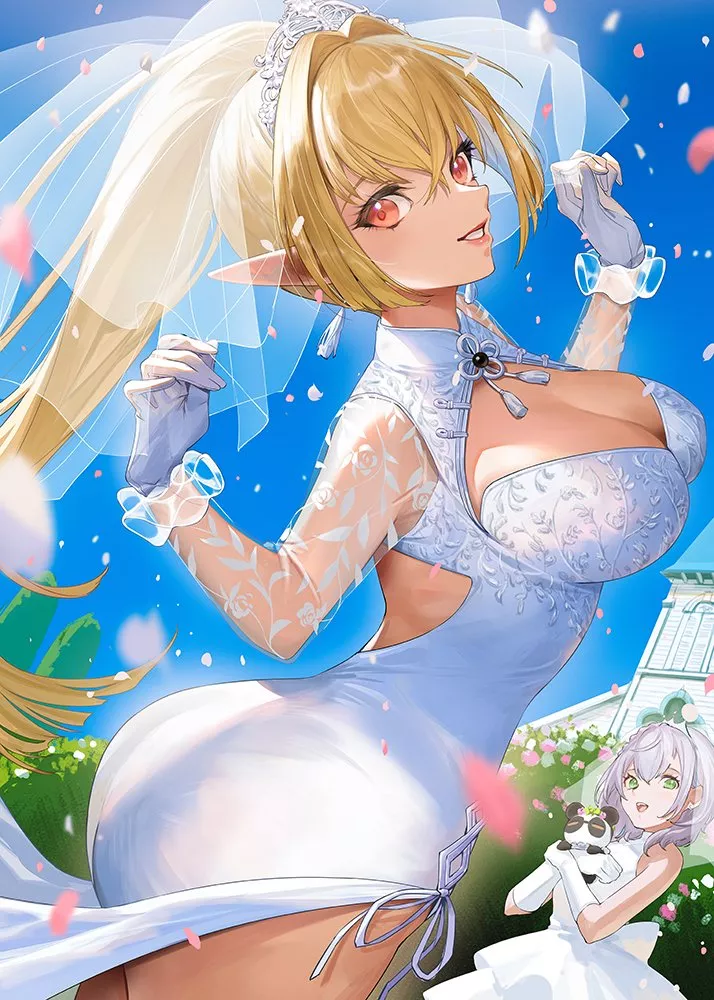 Flare's thicc assets make her the perfect bride