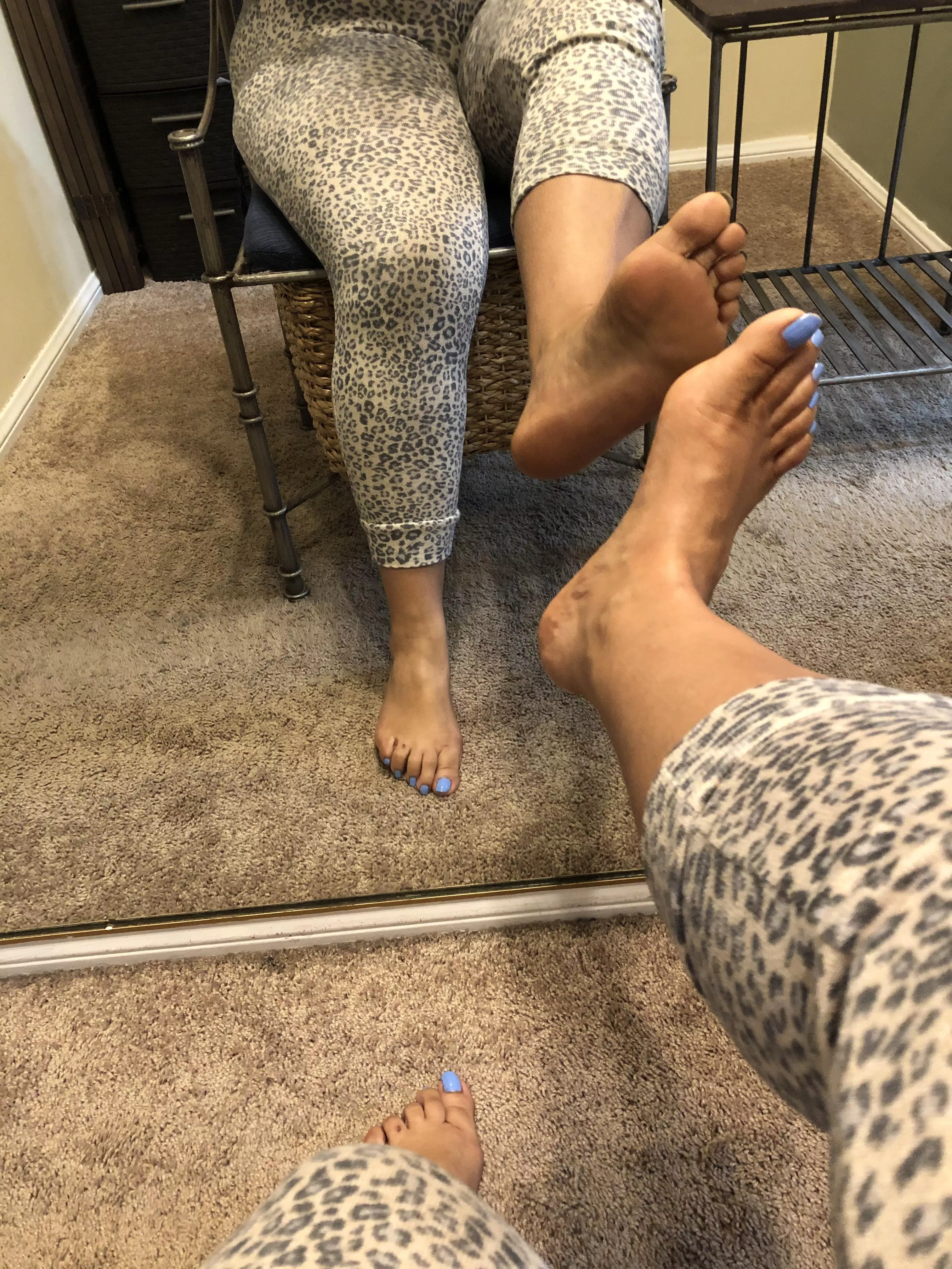 Foot selfie