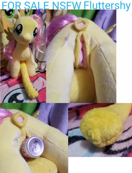 (FOR SALE) NSFW fuckable my little pony mlp futa Fluttershy/Futashy with useable vagina, just for show ponut, hyper balls and horse cock