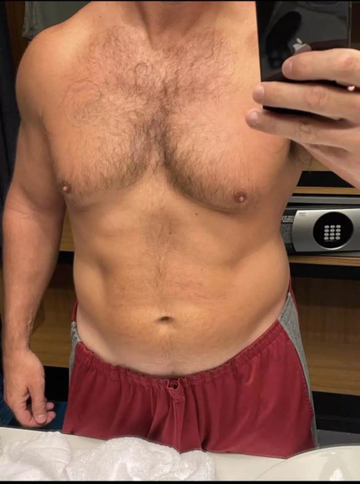 For the ladies: Is this too much chest/belly hair or should it be clean-shaven?