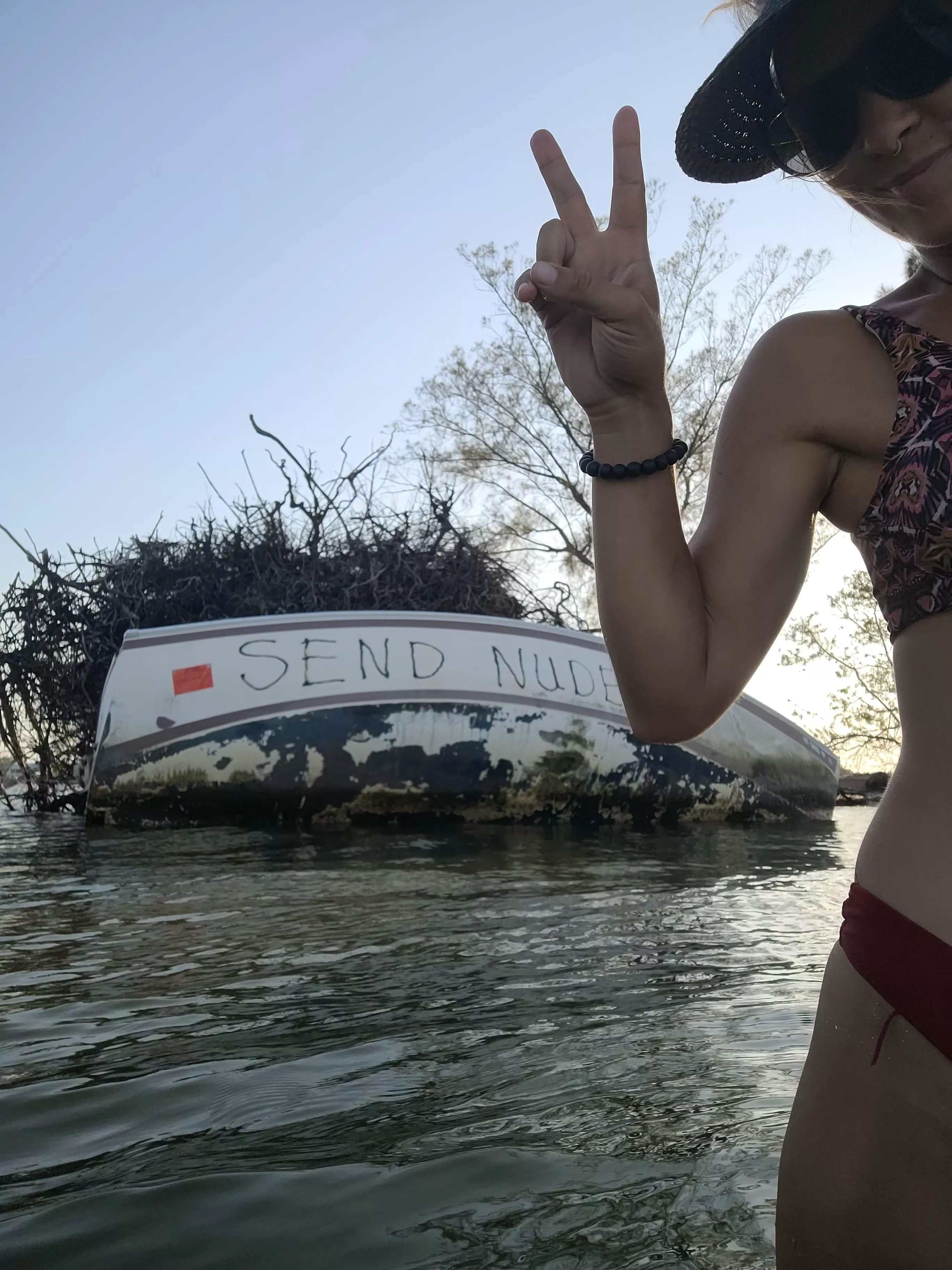 Found today on my paddleboard adventure! Seemed appropriate! (F) (32)