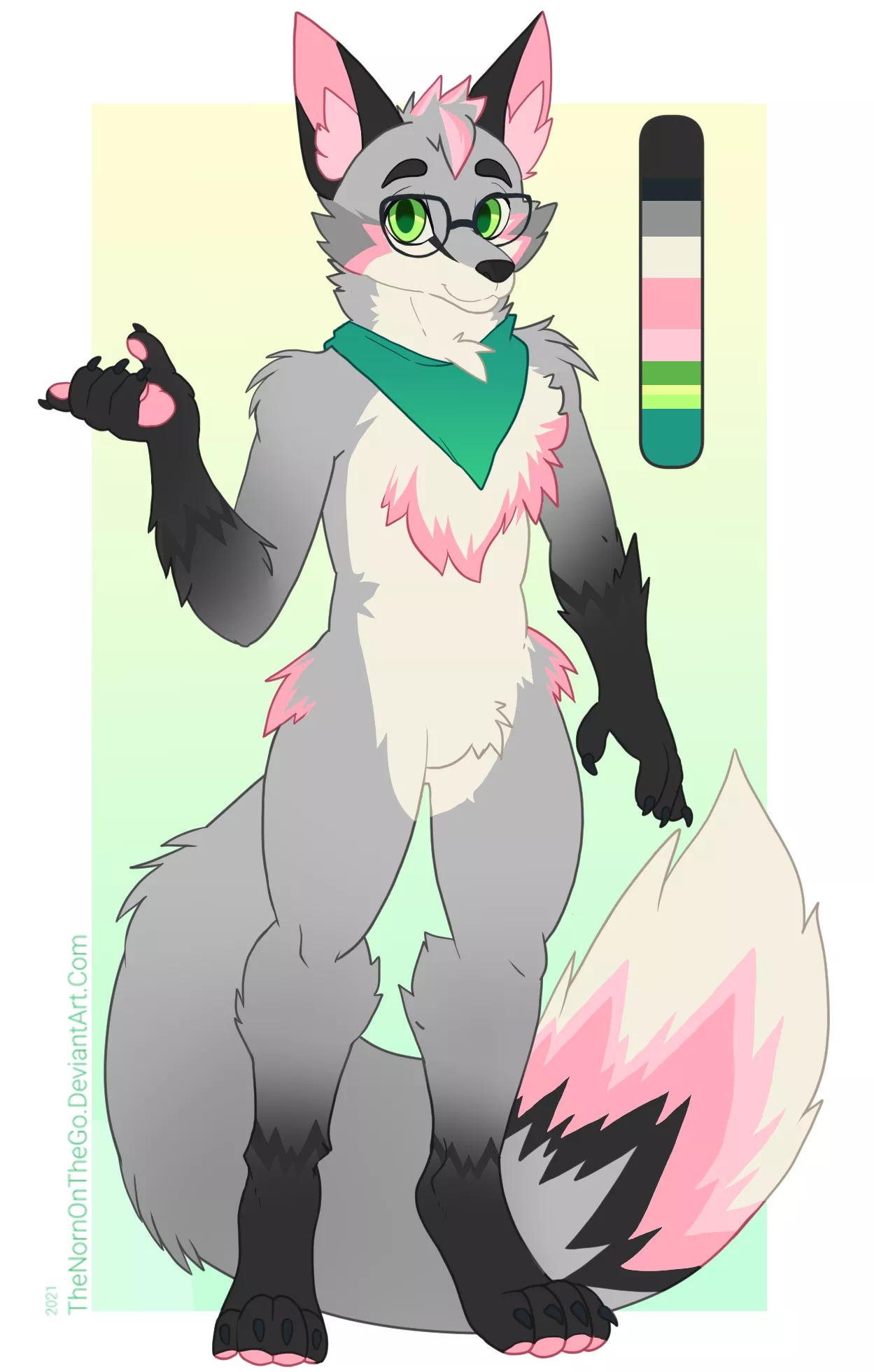 Fox Fursona (art by me)