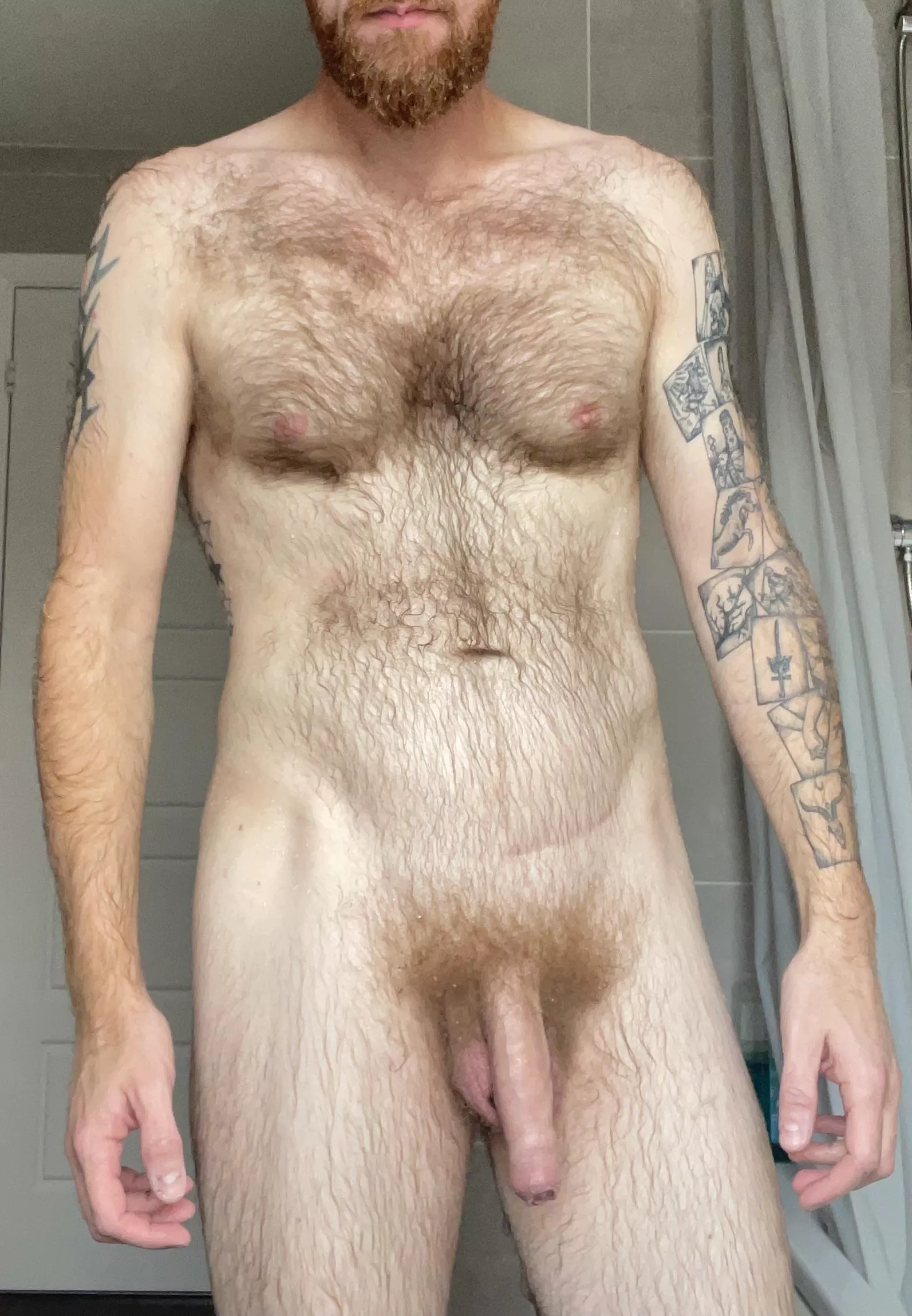 Fresh out of the shower!