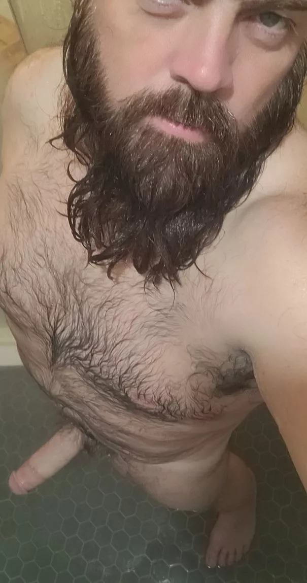 fresh out of the shower