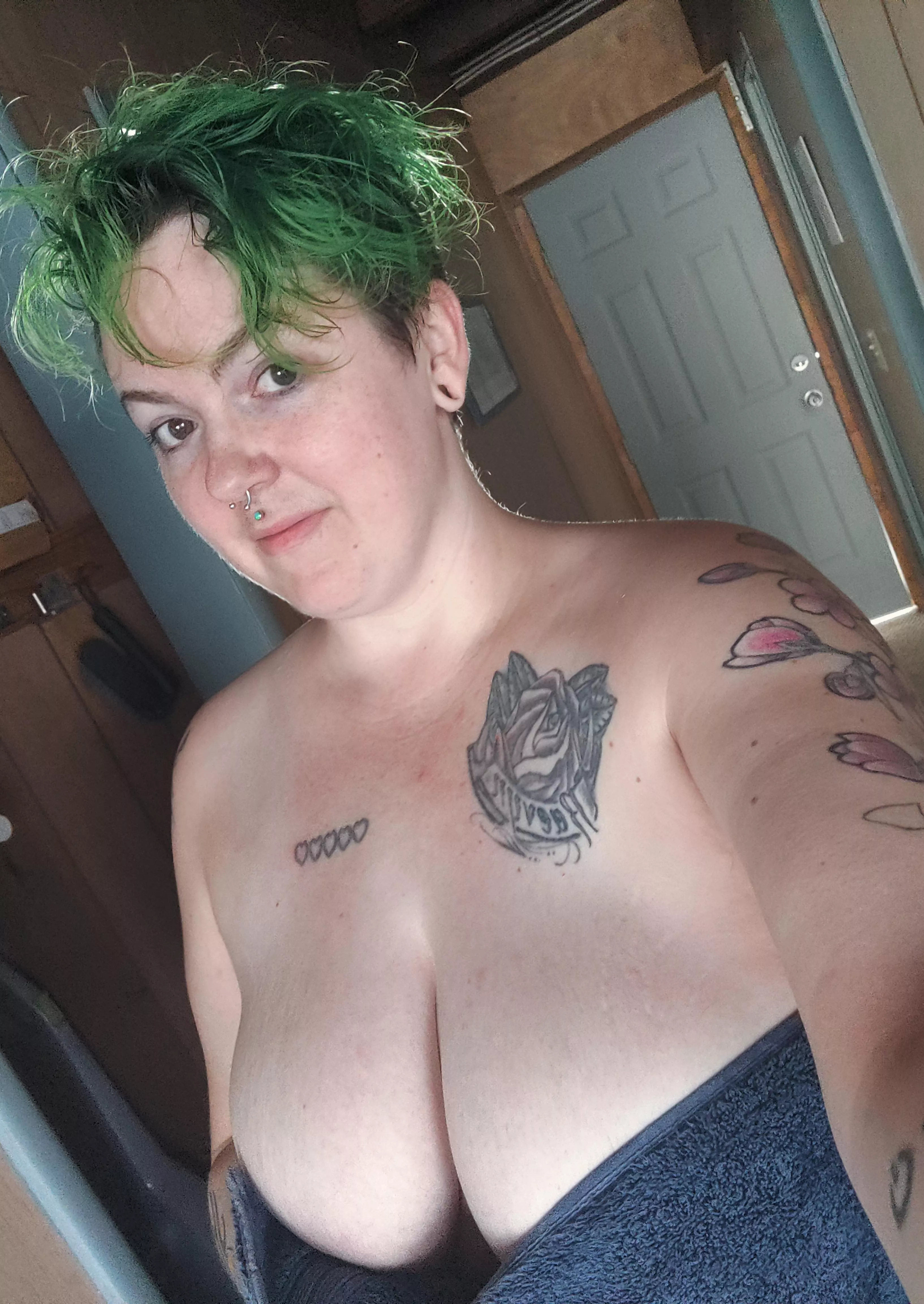 Fresh out of the shower