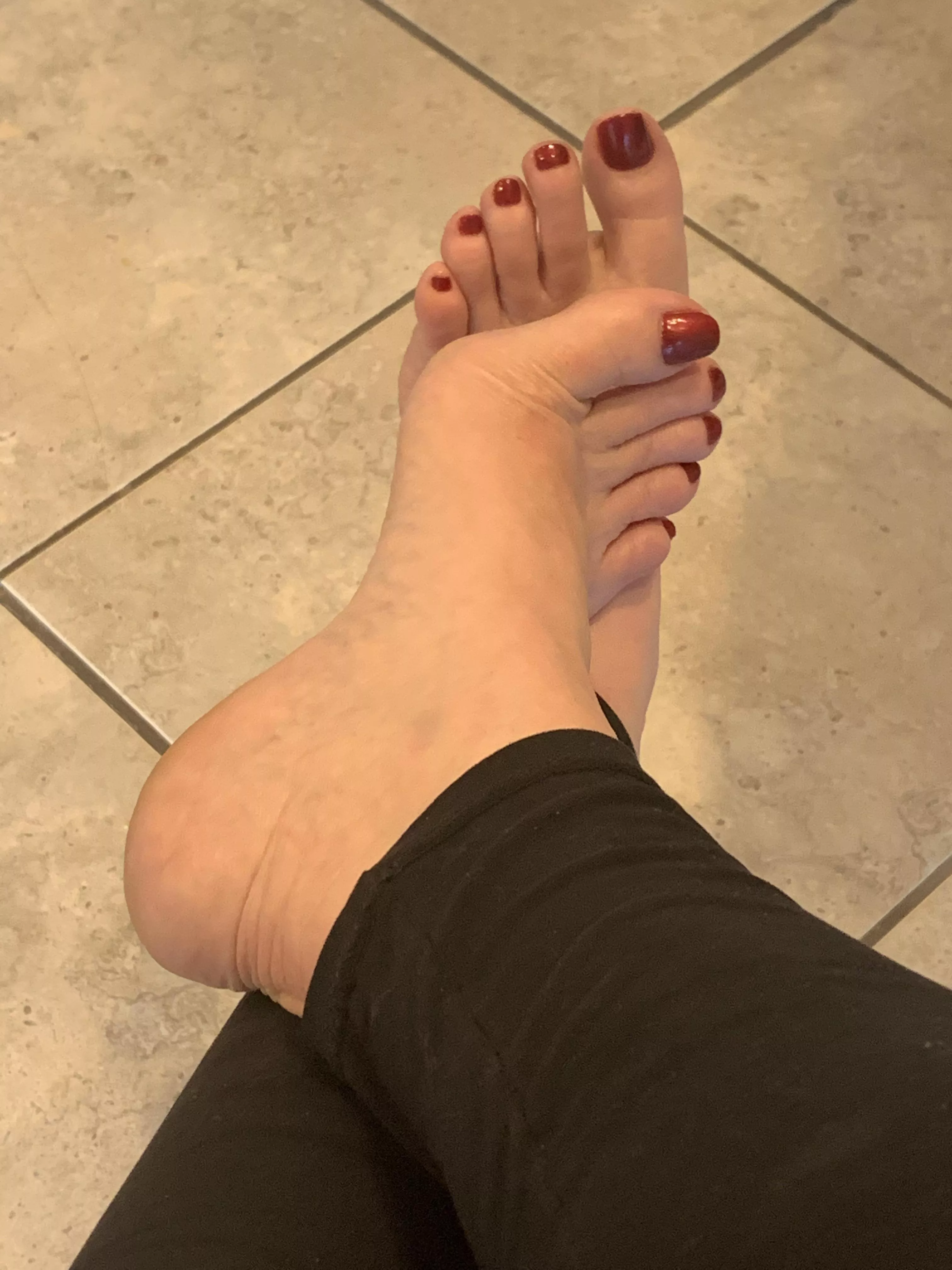 Fresh pedicure!