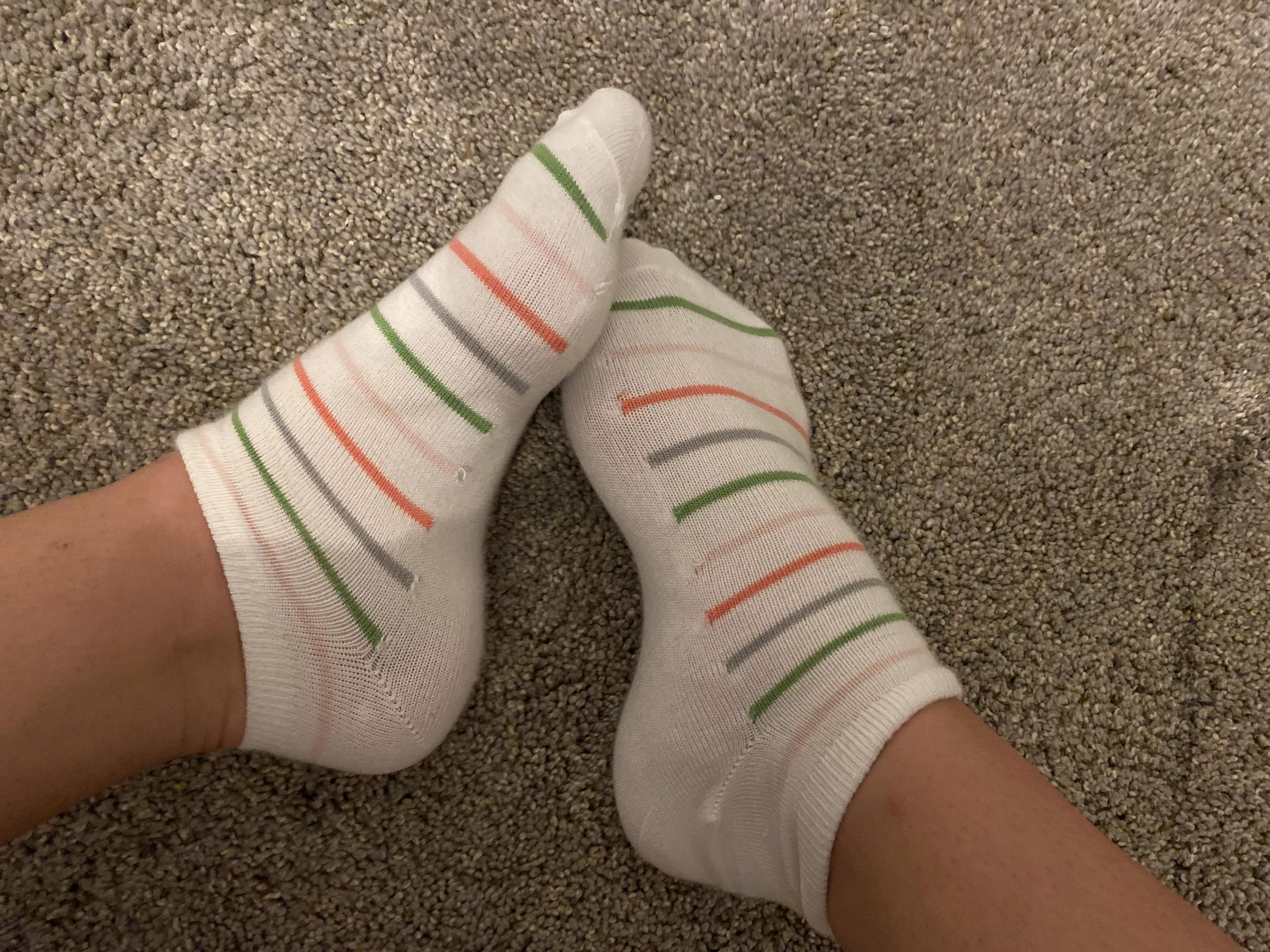 fresh socks, i want to make them smell for someone :)