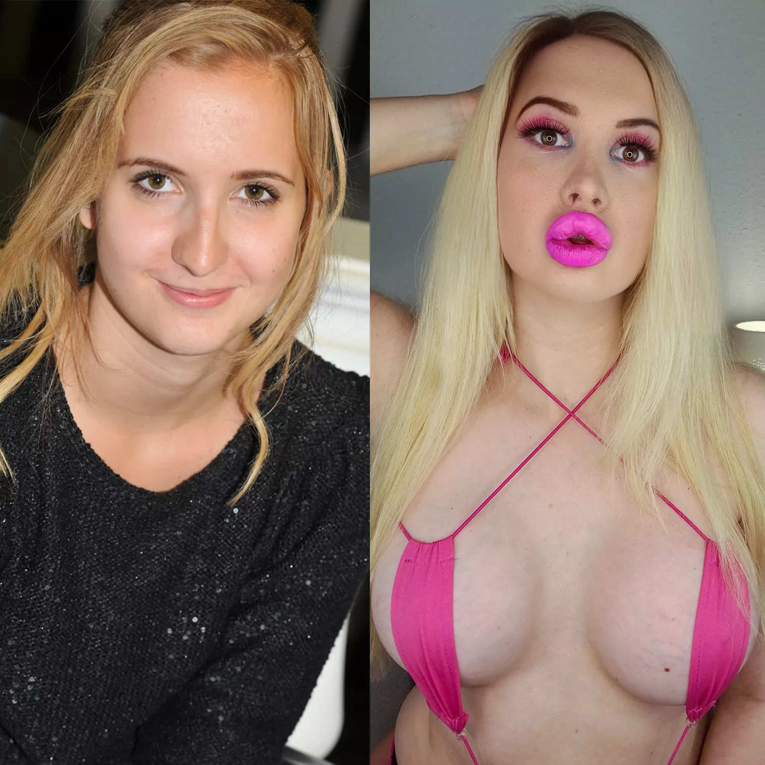 From girl-next-door to Plastic Bimbo - I'm not stopping turning myself into a perfect Bimbodoll but I feel like I've made quite the progress so far 😍