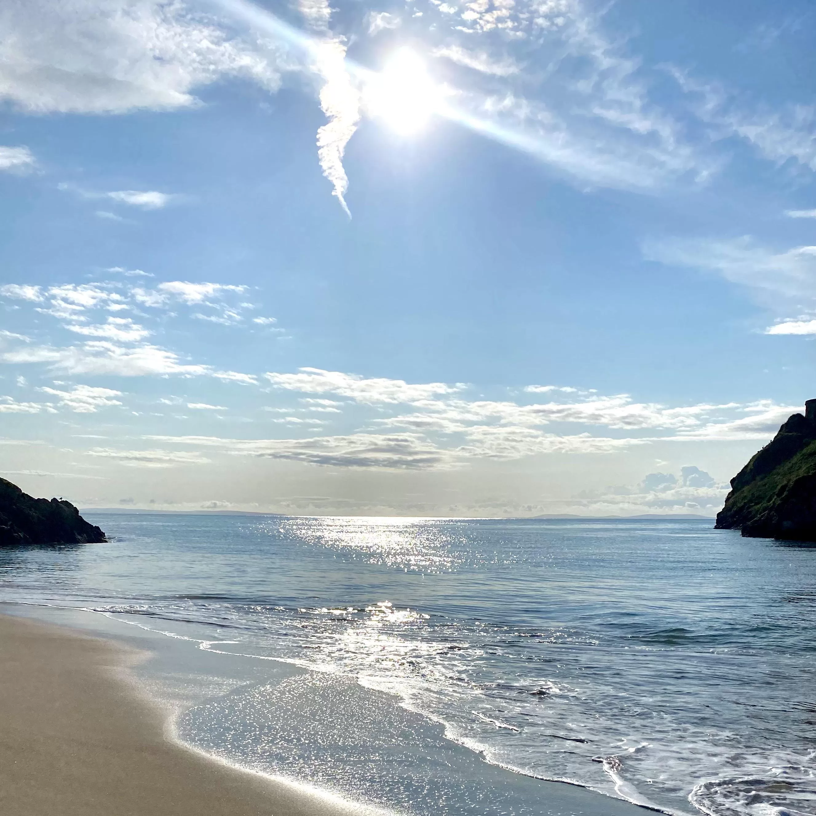 From my morning run in Tenby, Wales