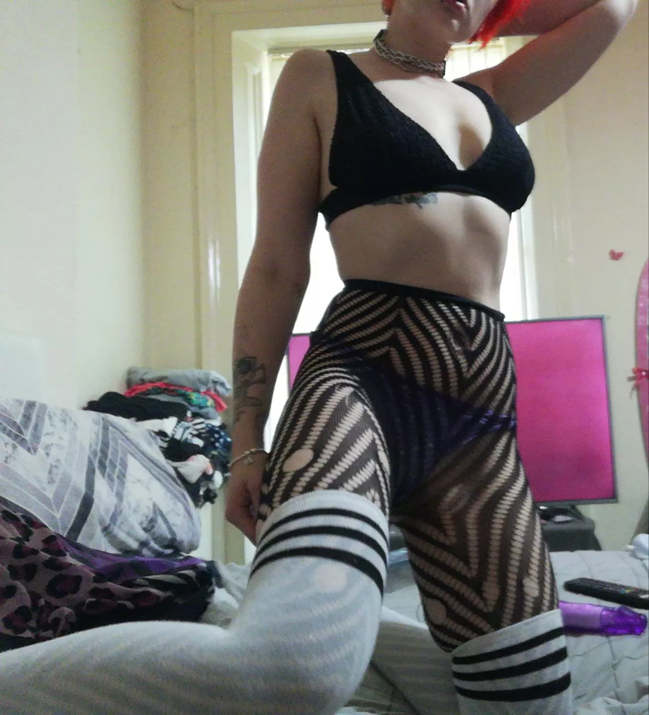 Fuck me in my fishnets