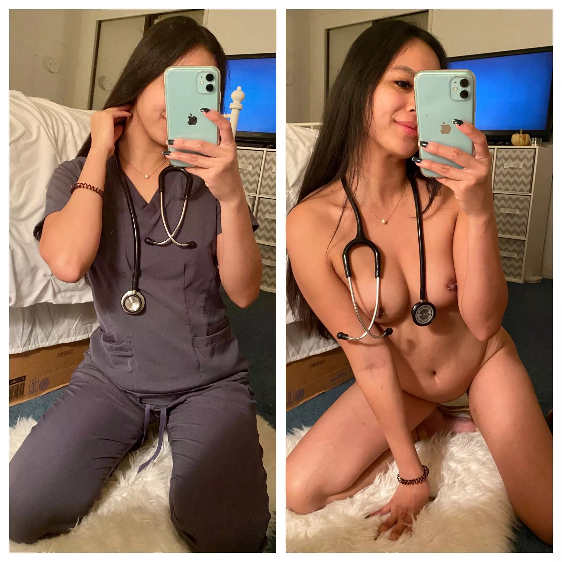 Full time nurse full time slut too :) hope you donâ€™t mind