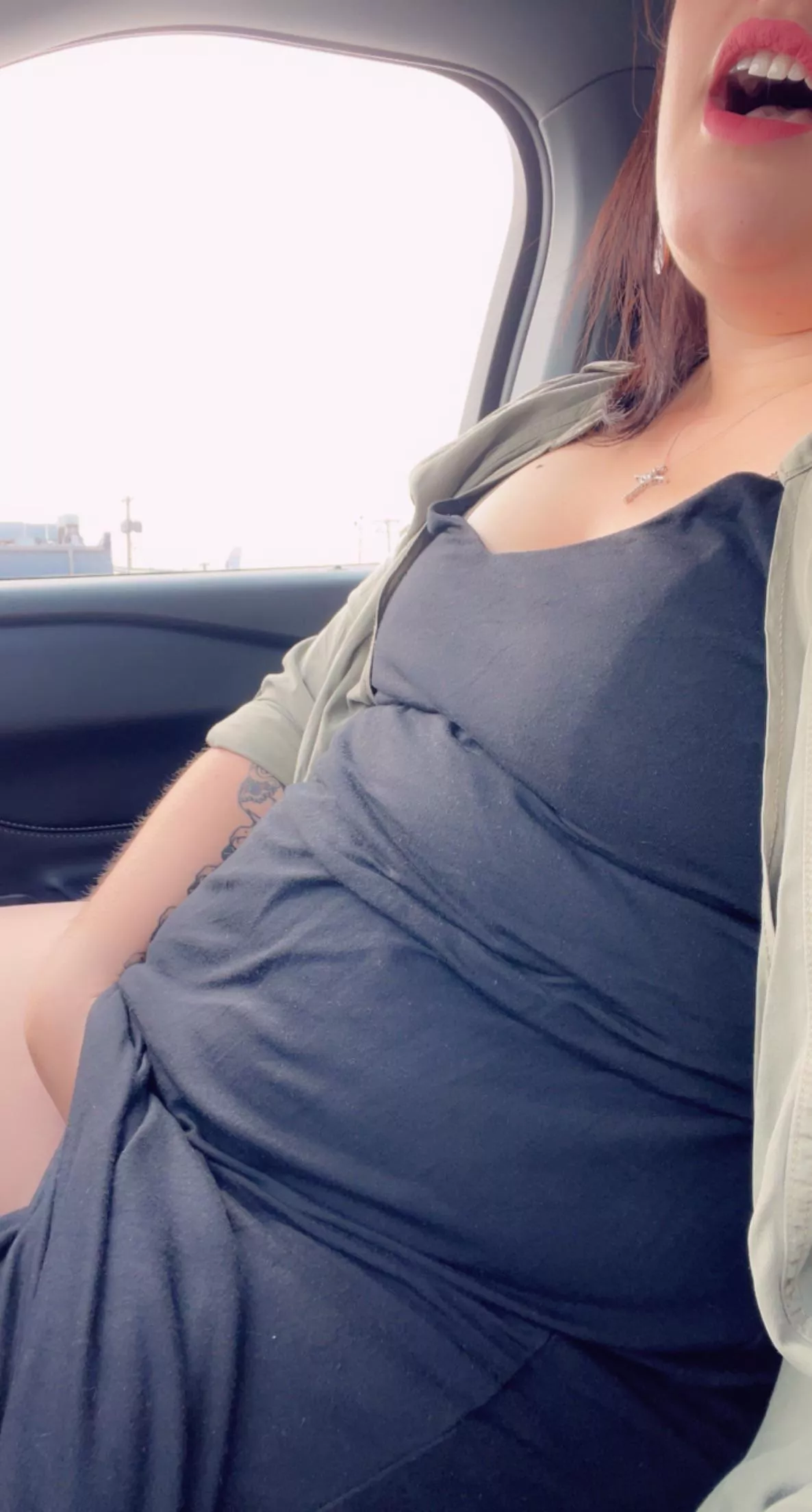 Fun in the car, videos were taken also😈😈