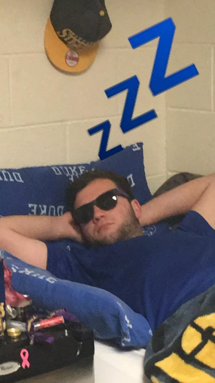 Fun tip: wearing sunglasses means you can sleep at all times of day