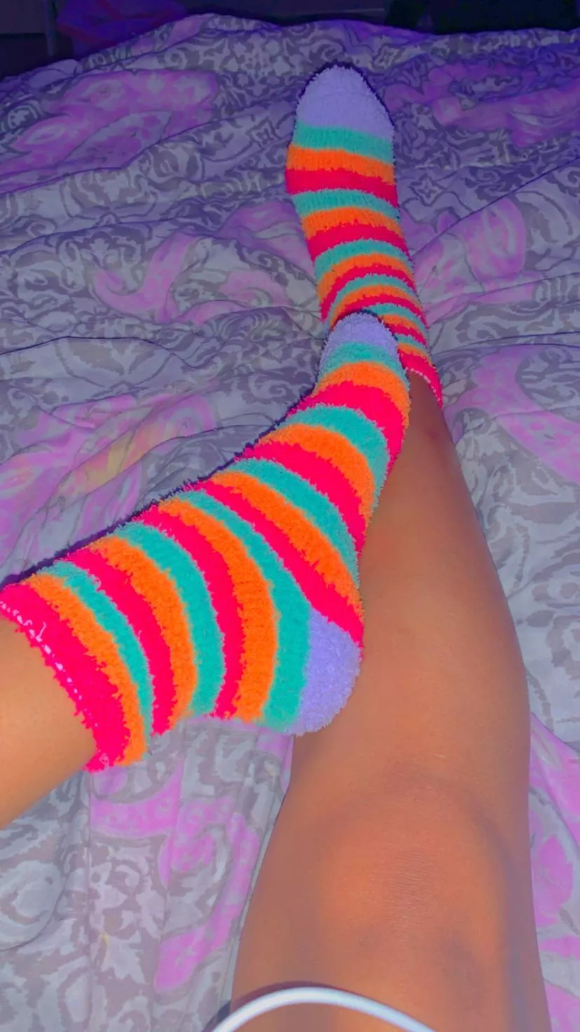 Funky striped socks !!