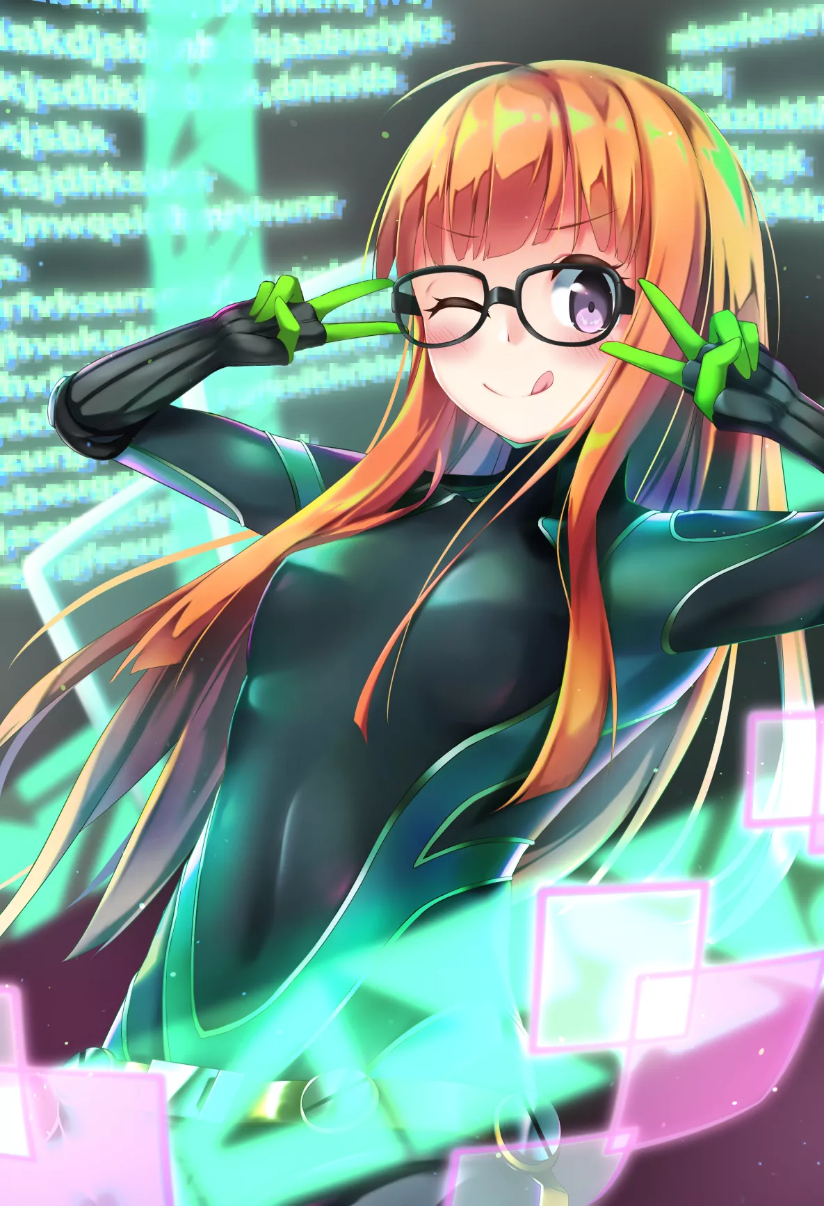 Futaba Skilled Hacker (Bananatsukis) [Persona]