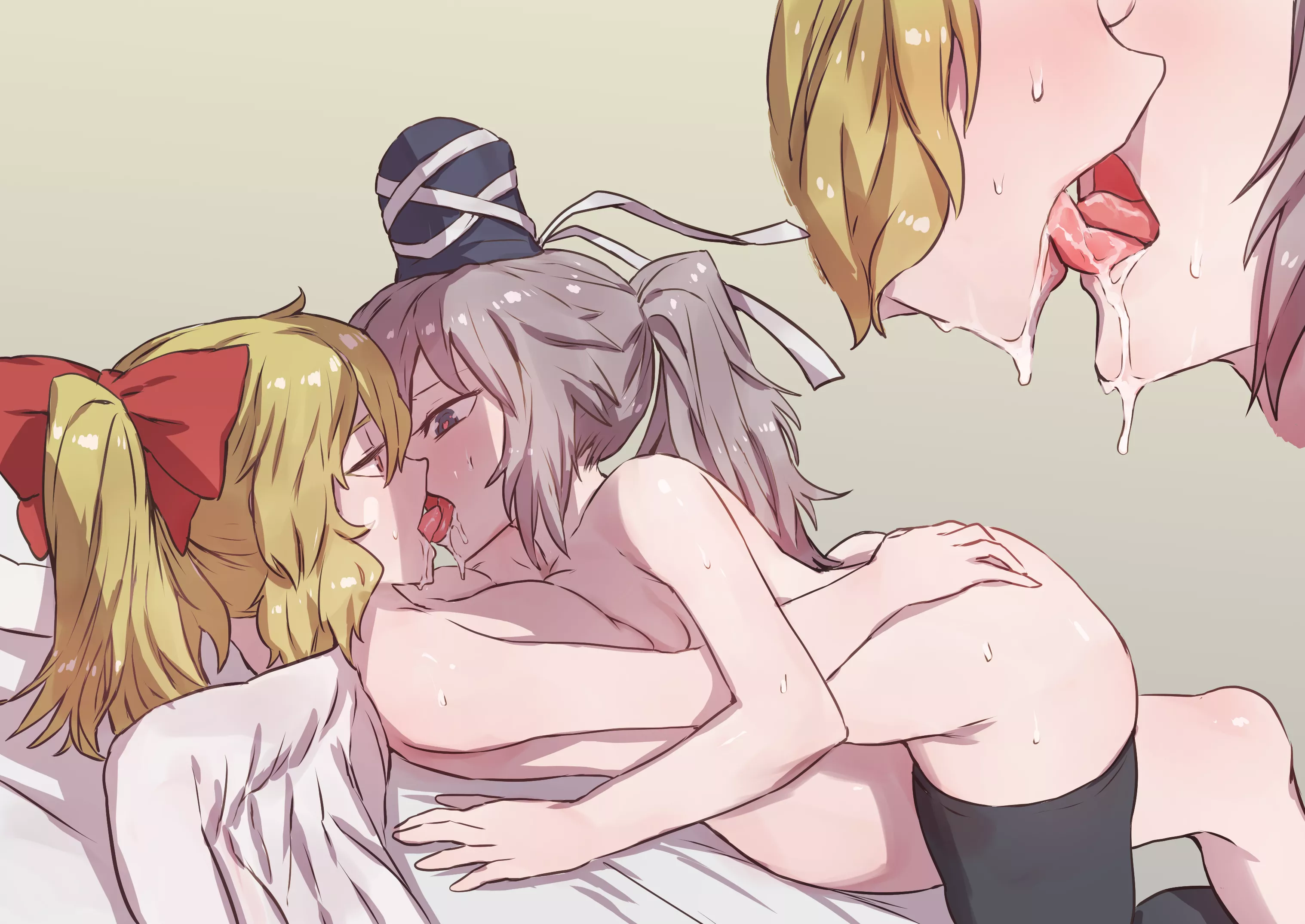 Futo French kissing Gengetsu