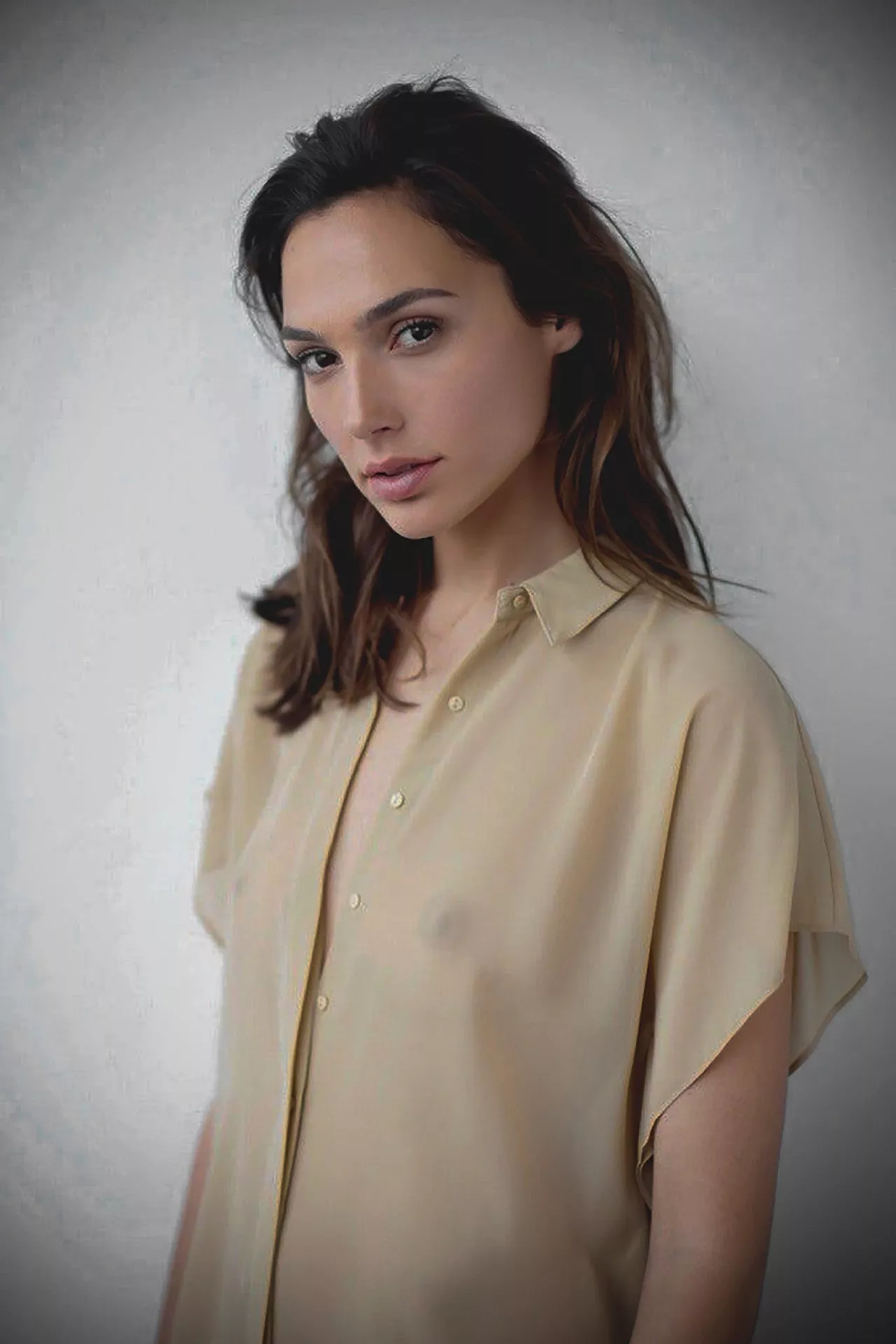 Gal Gadot in sheer top