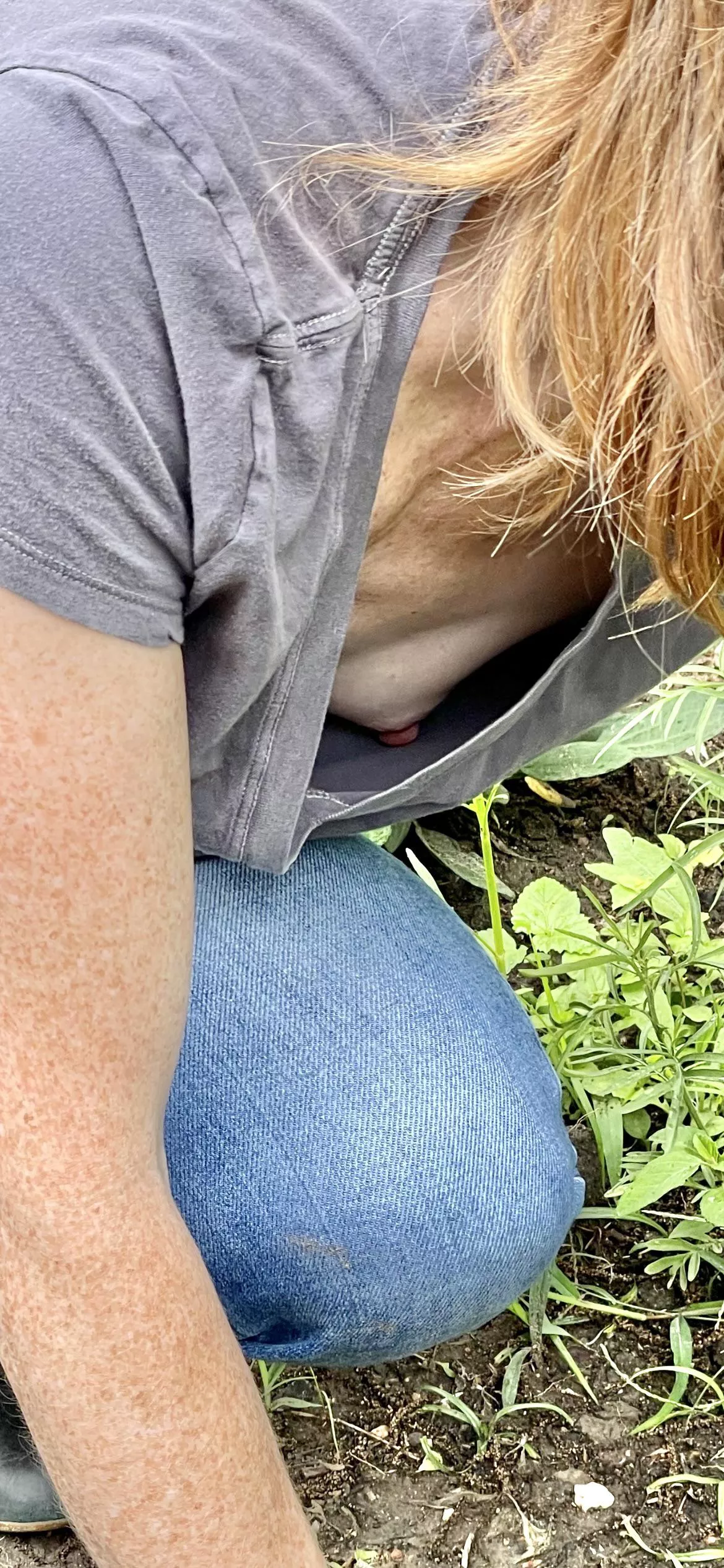 Gardening freckles