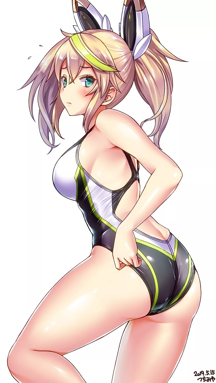 Gene Tight Swimsuit (Tsuchimiya) [Phantasy Star Online]